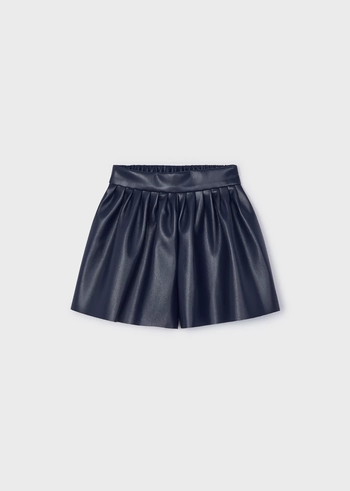 Mayoral Girl Faux Leather Shorts Navyblue Online