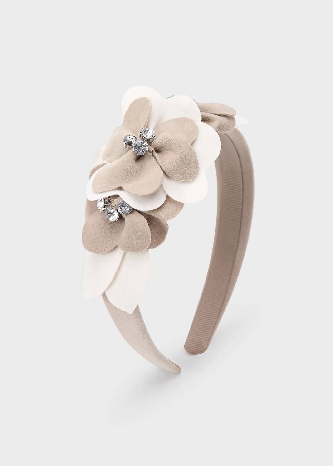 Mayoral Girl Flower Headband Champagne Cheap