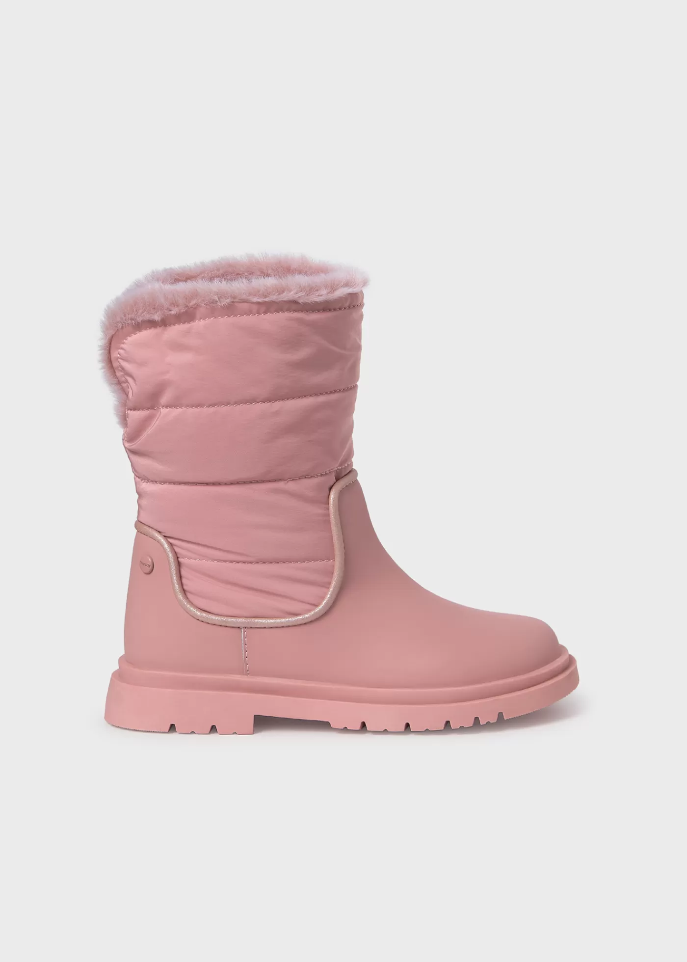 Mayoral Girl Fur Lined Boots Pink Fashion