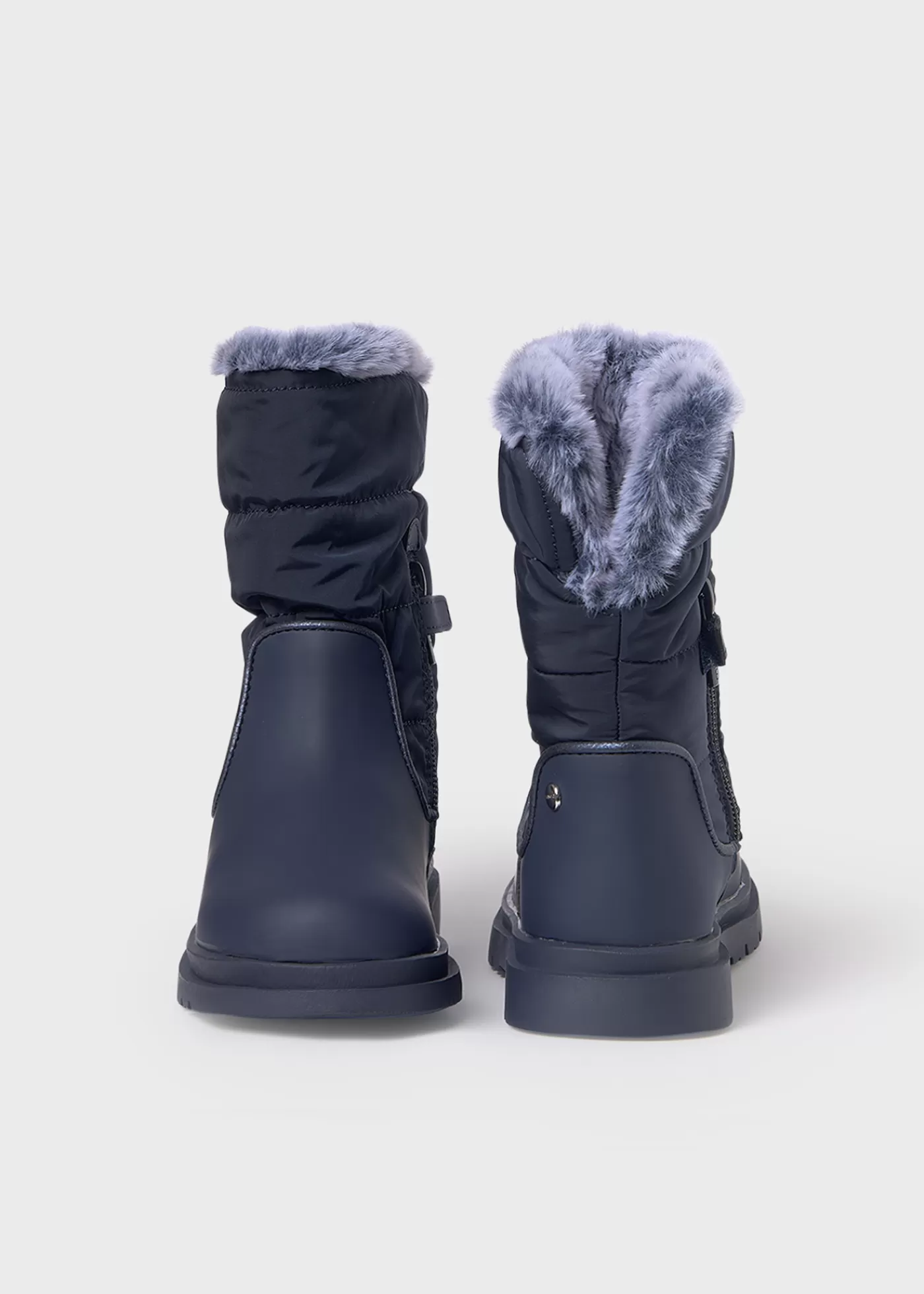 Mayoral Girl Fur Lined Boots Navyblue Cheap
