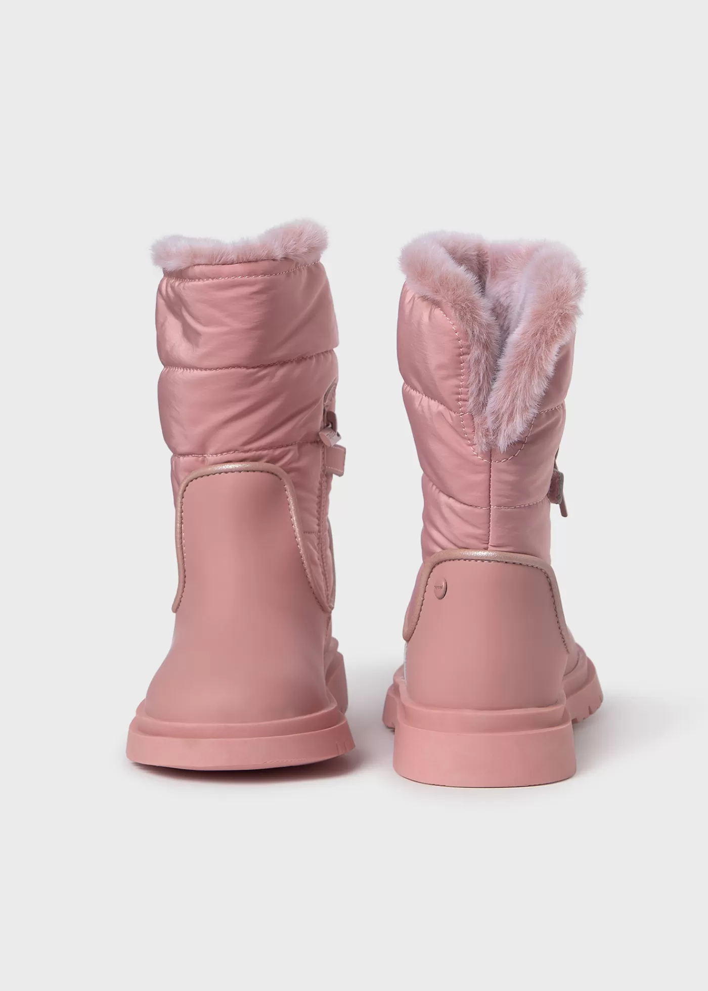 Mayoral Girl Fur Lined Boots Pink Fashion