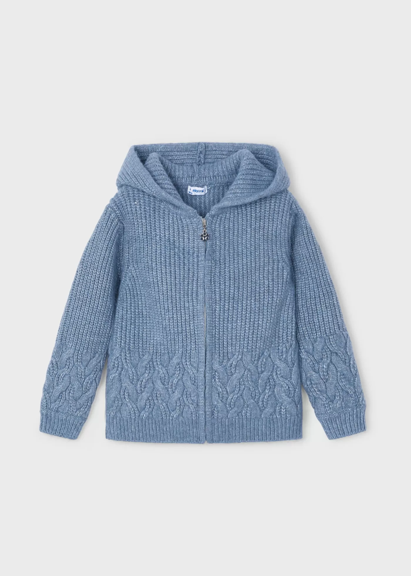 Mayoral Girl Knit Cardigan Lightblue Hot