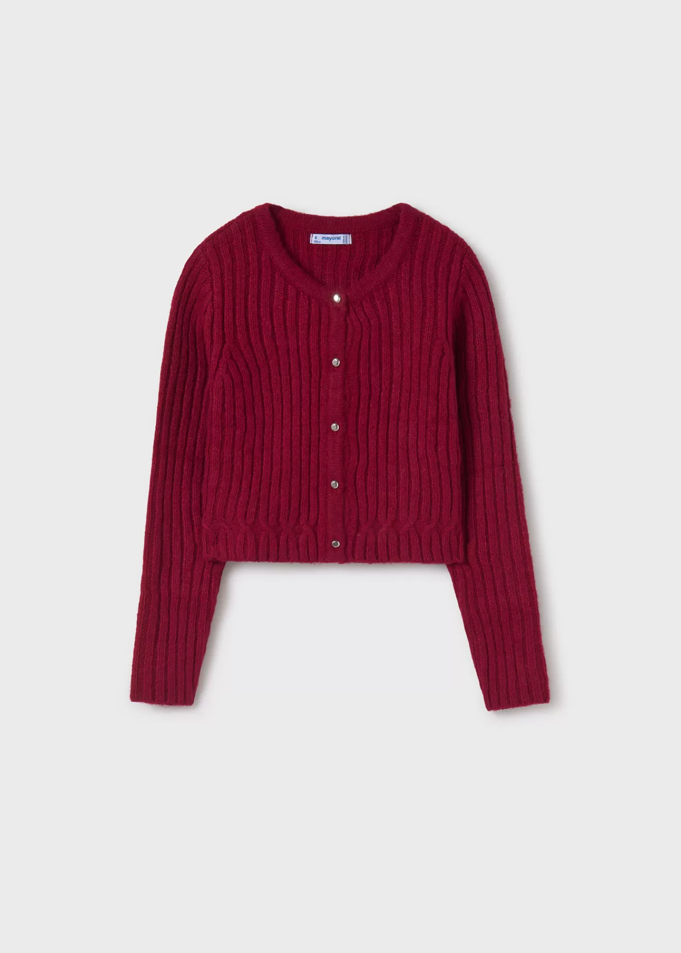 Mayoral Girl Knit Cardigan Cherry New