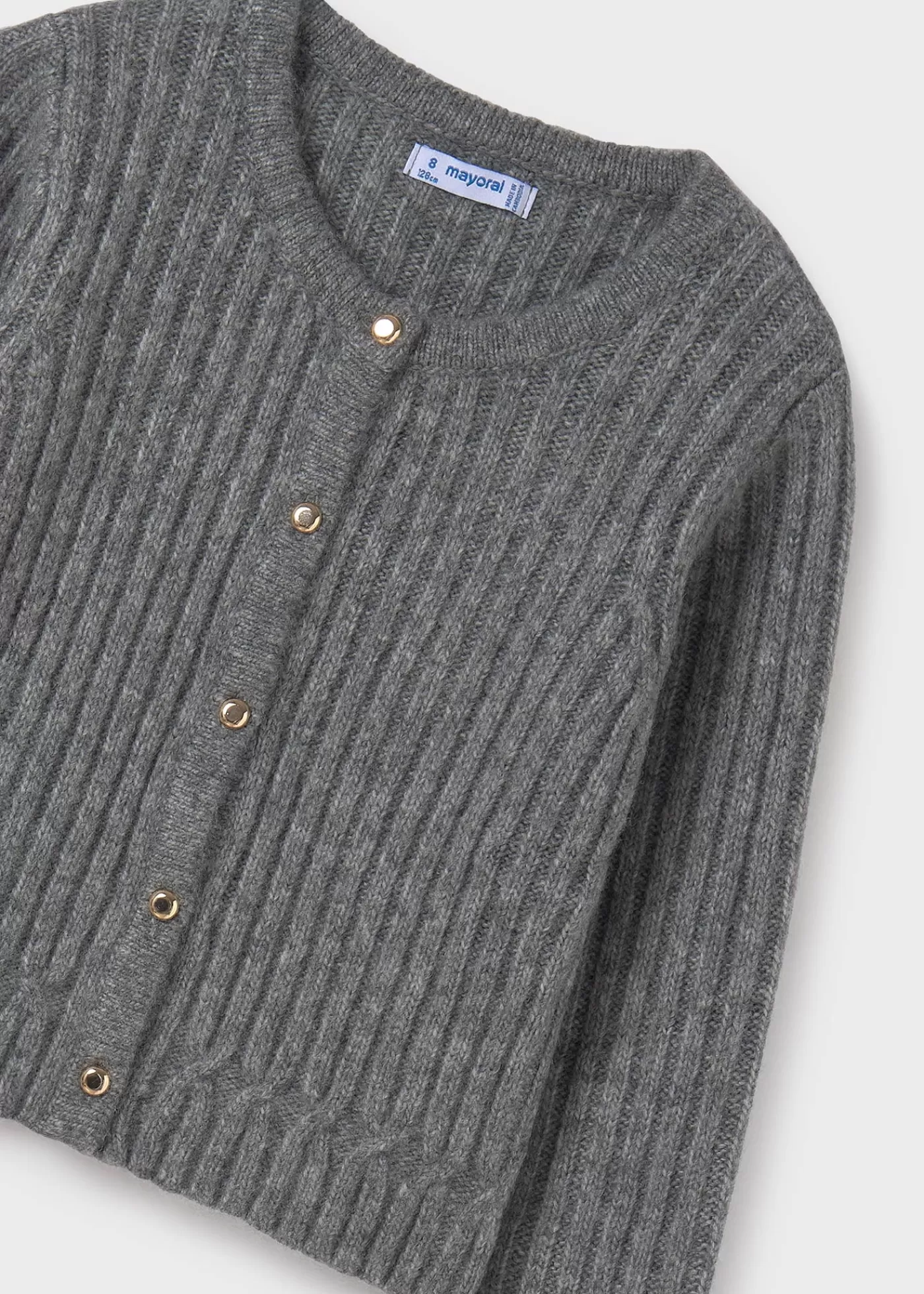 Mayoral Girl Knit Cardigan Titaniumvigoré Cheap