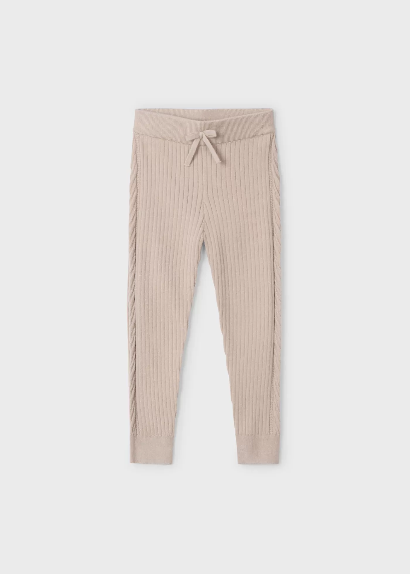 Mayoral Girl Knit Leggings Bark Discount