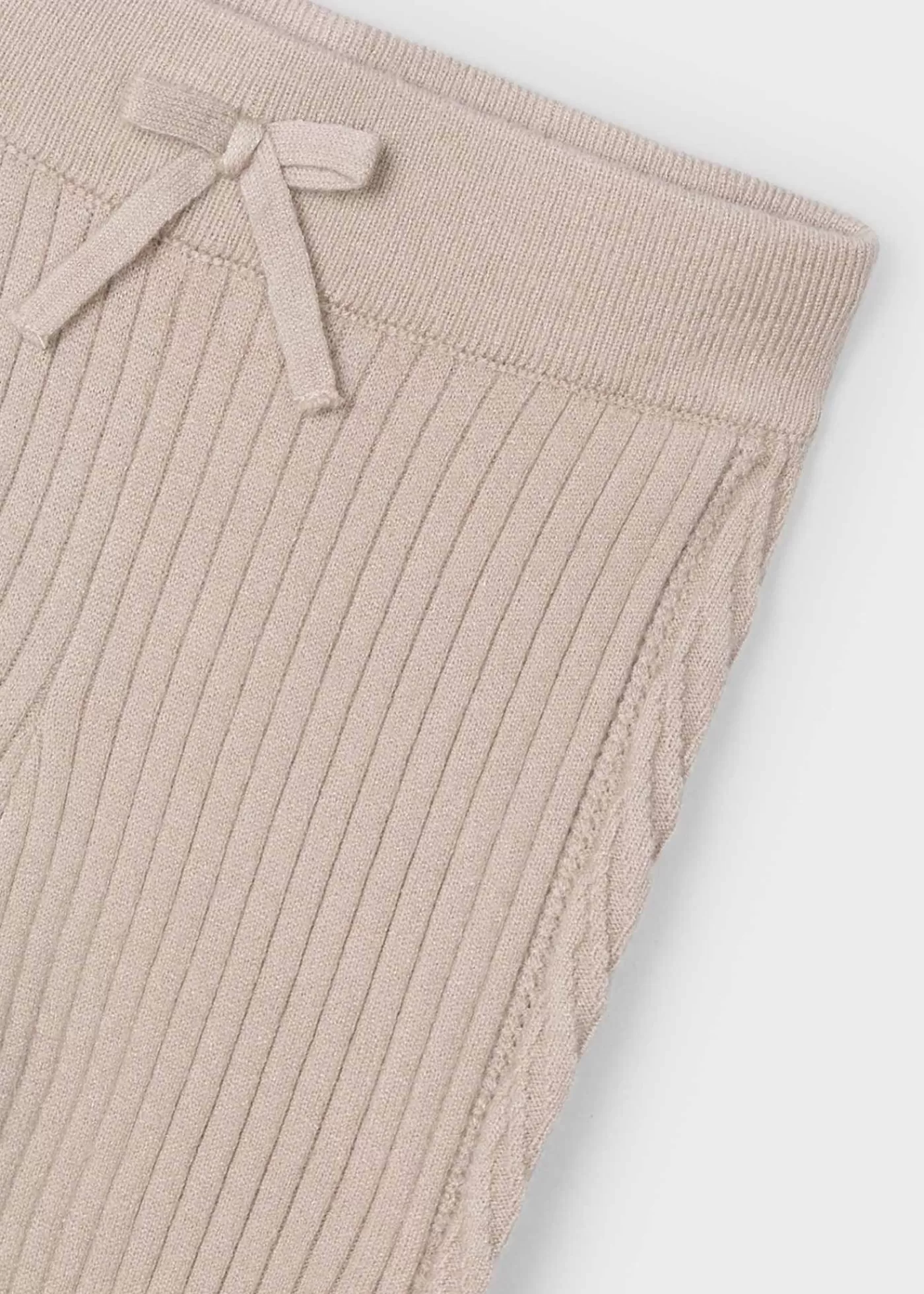 Mayoral Girl Knit Leggings Bark Discount