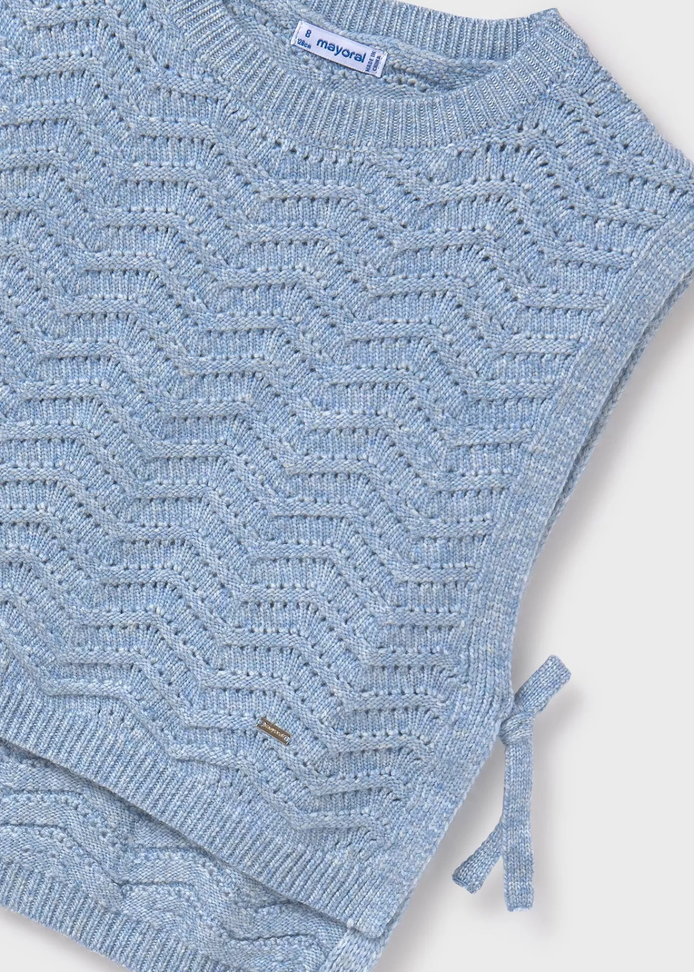 Mayoral Girl Knit Vest Indigo Fashion
