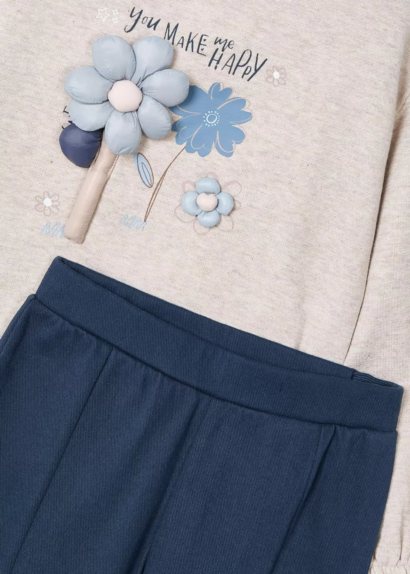 Mayoral Girl Leggings and Sweatshirt Set Stone Online