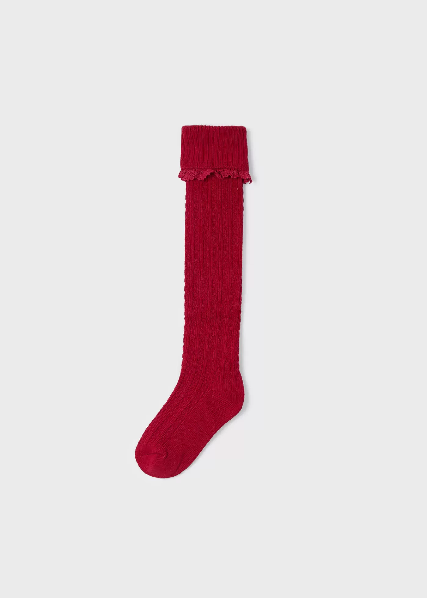 Mayoral Girl Long Socks Cherry Fashion