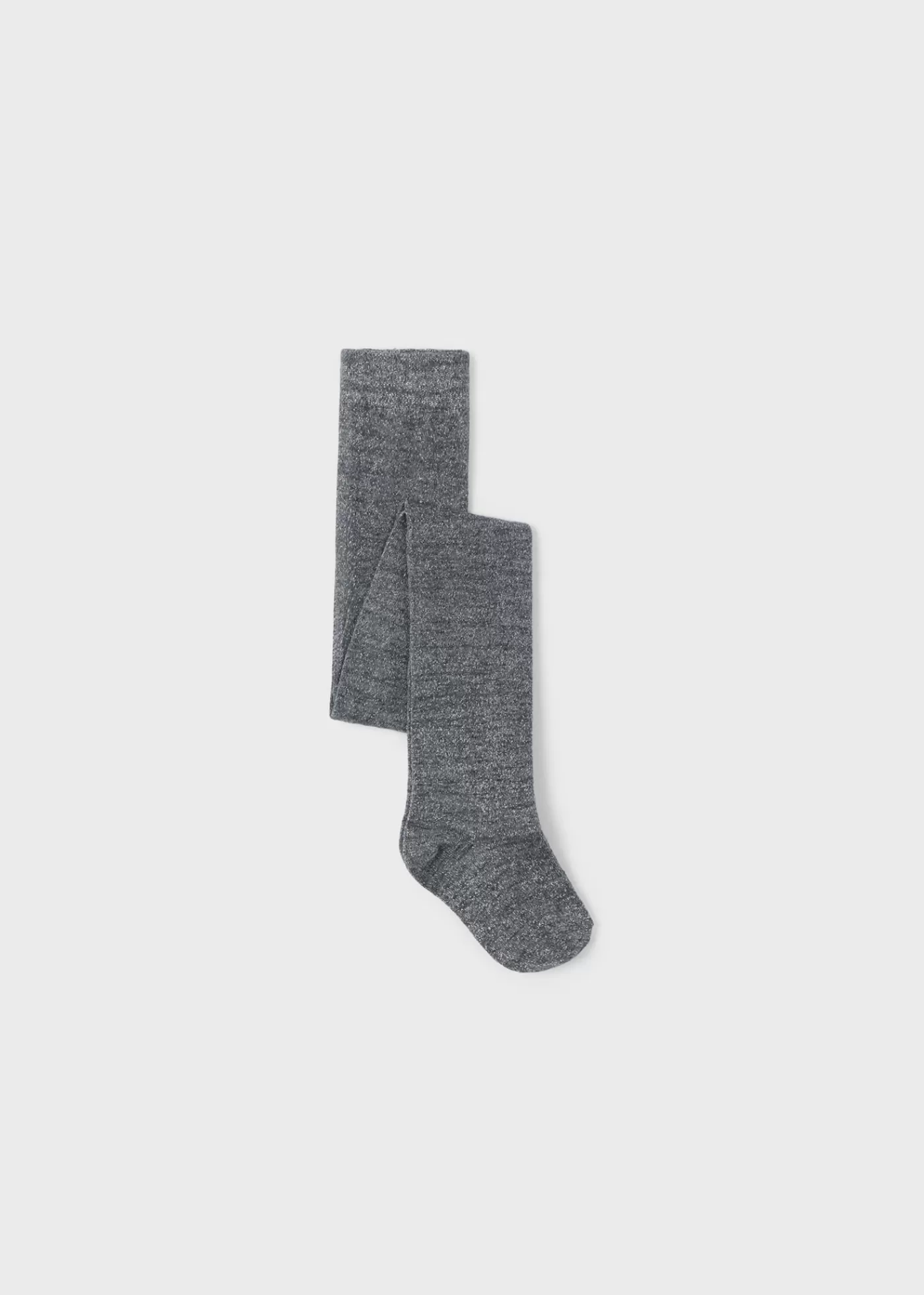 Mayoral Girl Metallic Tights Titanium Outlet