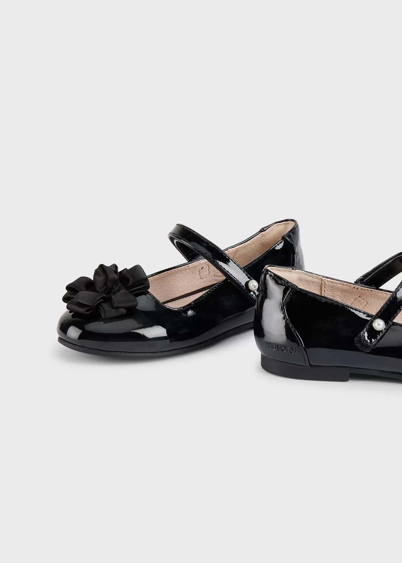 Mayoral Girl Patent Leather Flower Mary Janes Black Online