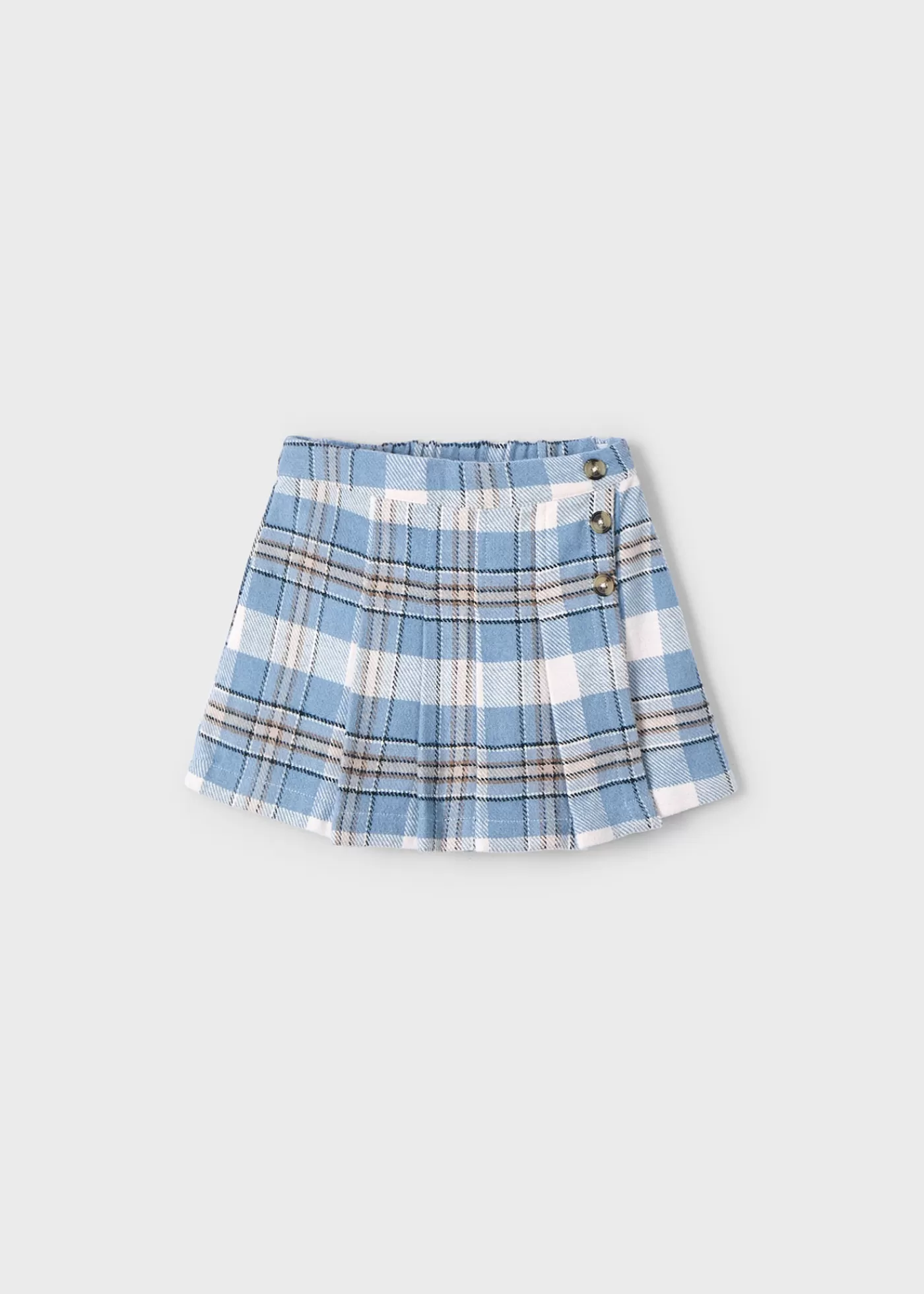 Mayoral Girl Plaid Skort Skyblue Sale
