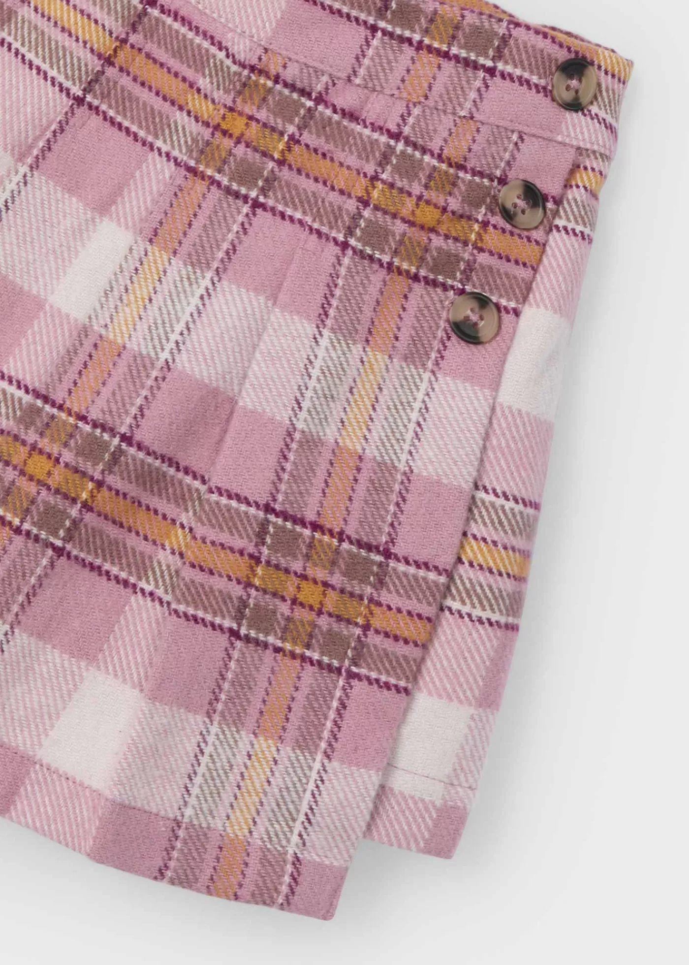 Mayoral Girl Plaid Skort Rosy New