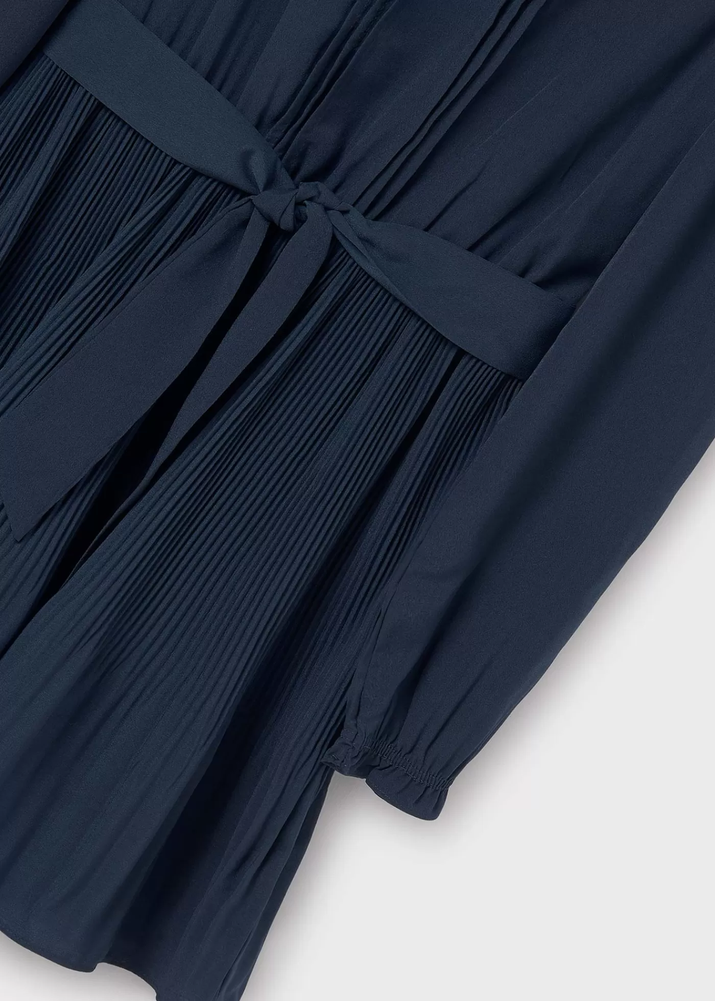 Mayoral Girl Pleated Crepe Dress Night Clearance
