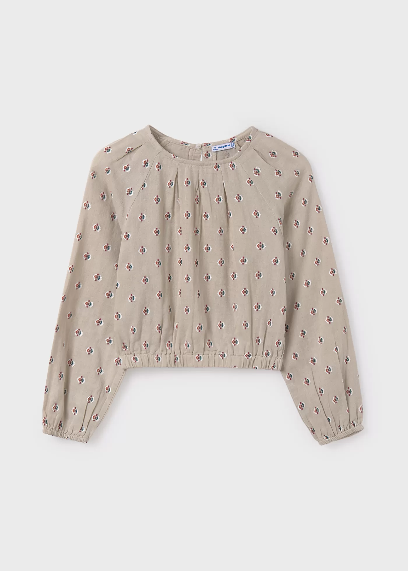 Mayoral Girl Print Shirt Stone Shop