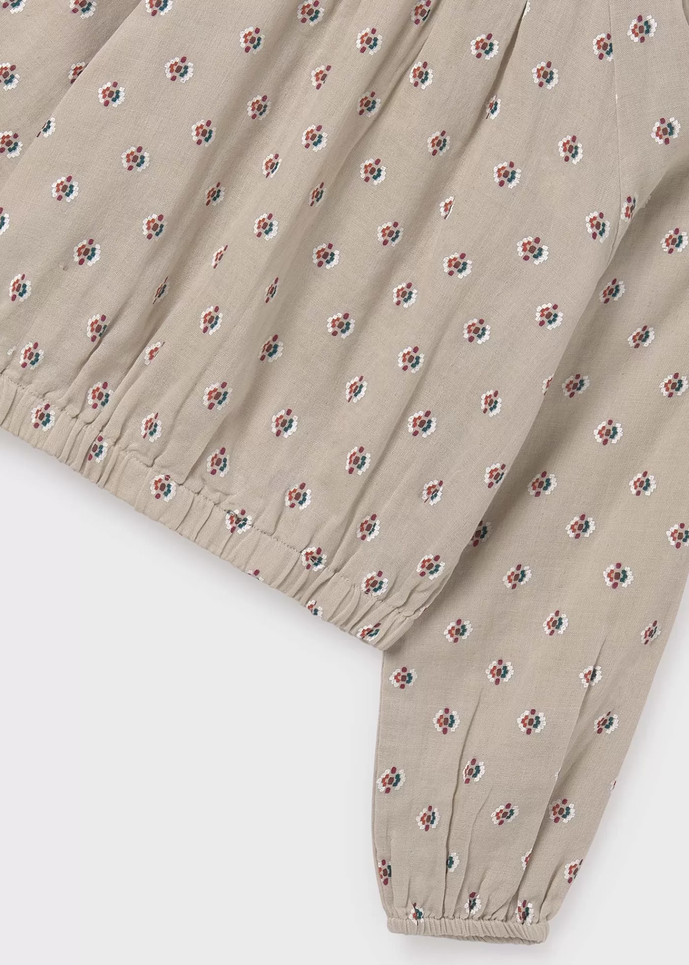 Mayoral Girl Print Shirt Stone Shop