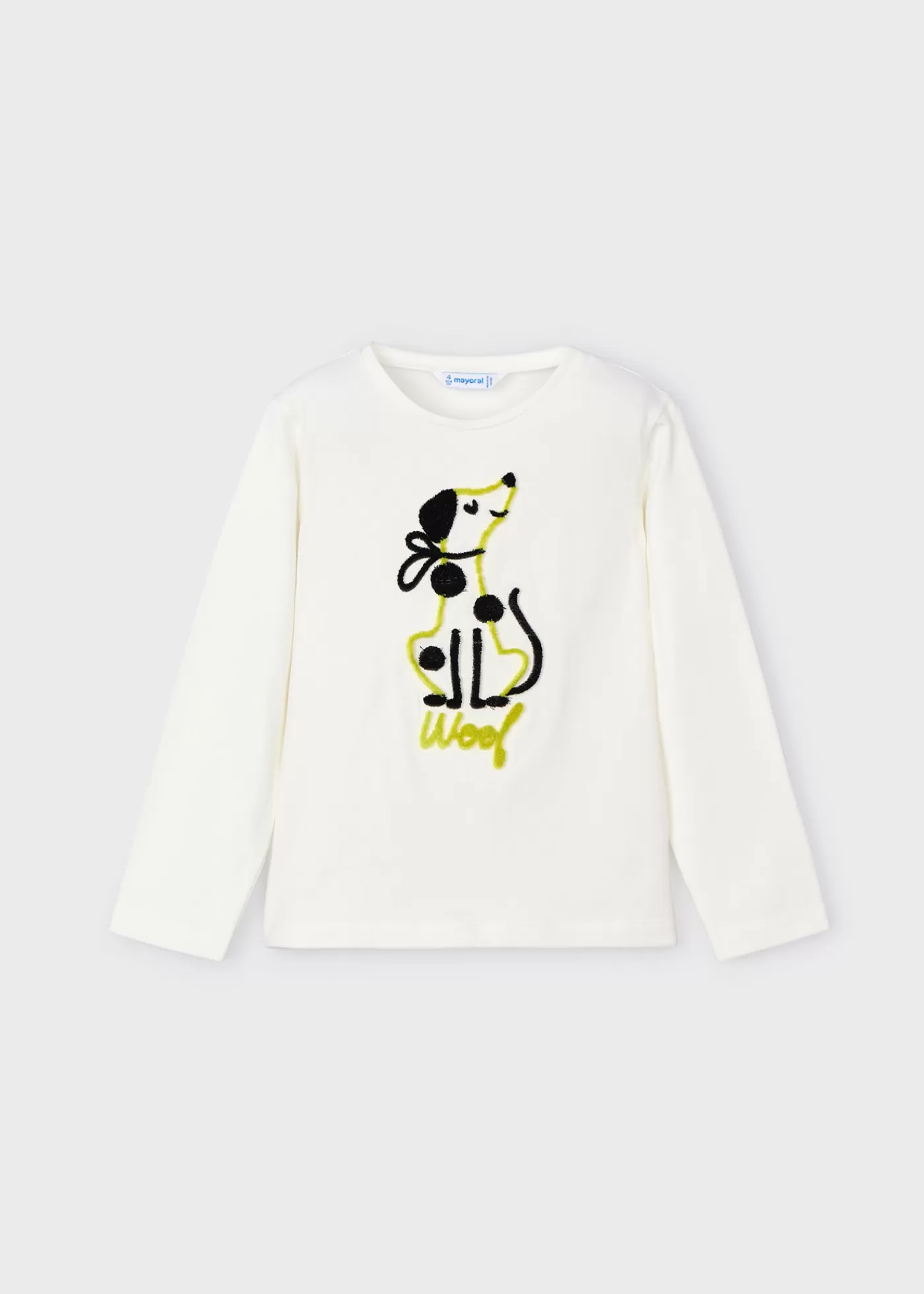 Mayoral Girl Puppy T-Shirt Crudo-citron Sale