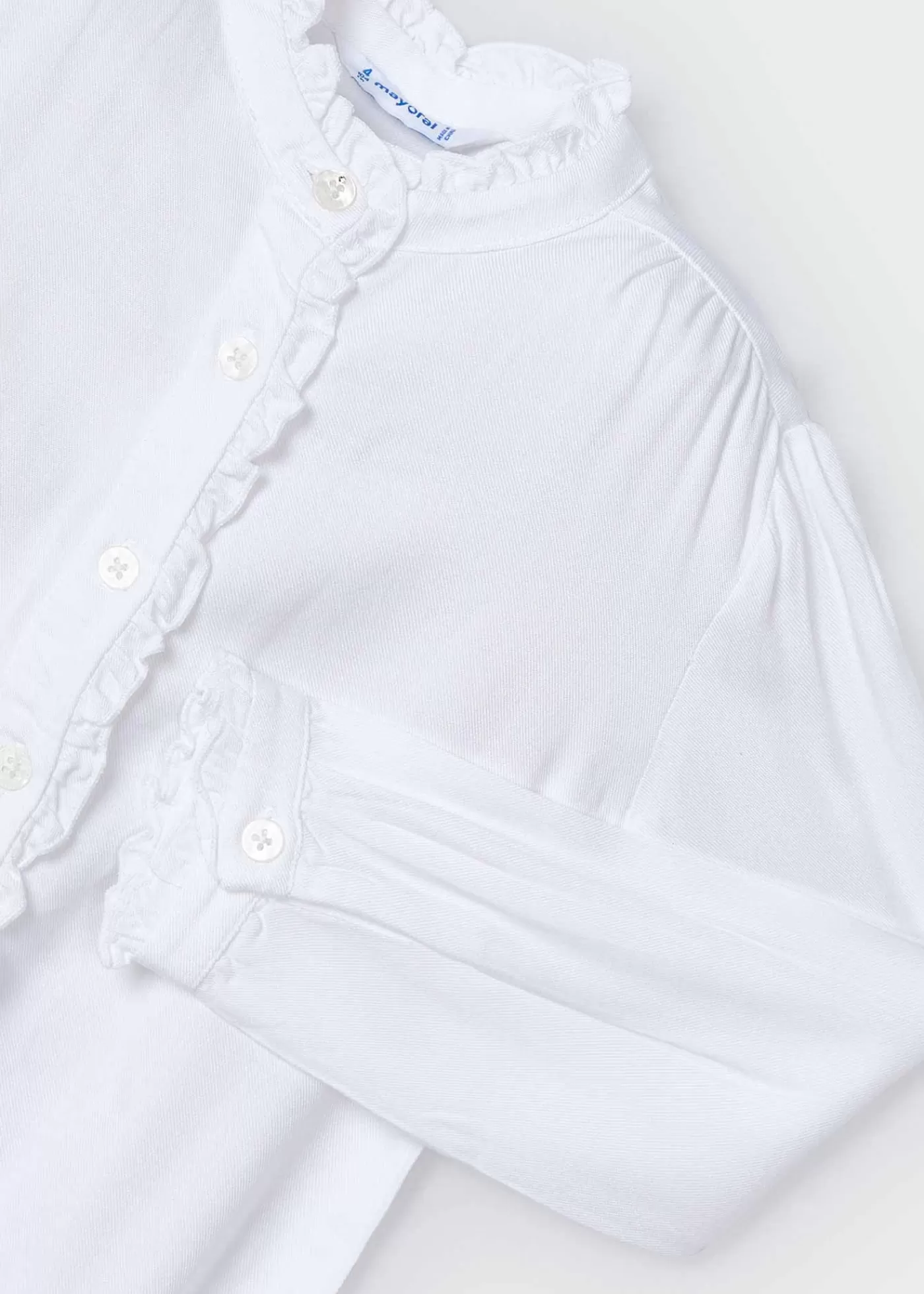 Mayoral Girl Ruffle Blouse White Store