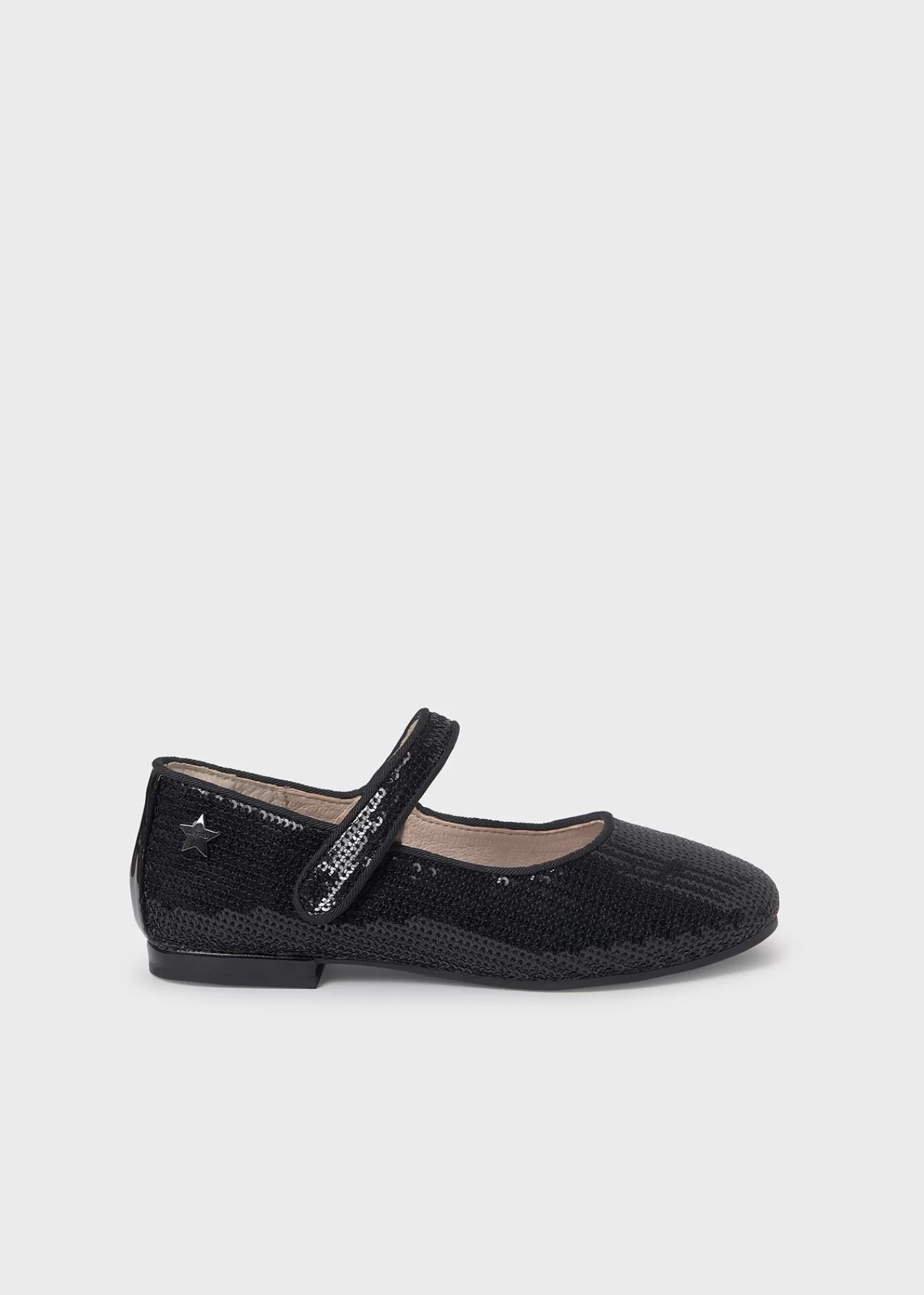Mayoral Girl Sequin Mary Janes Black Outlet
