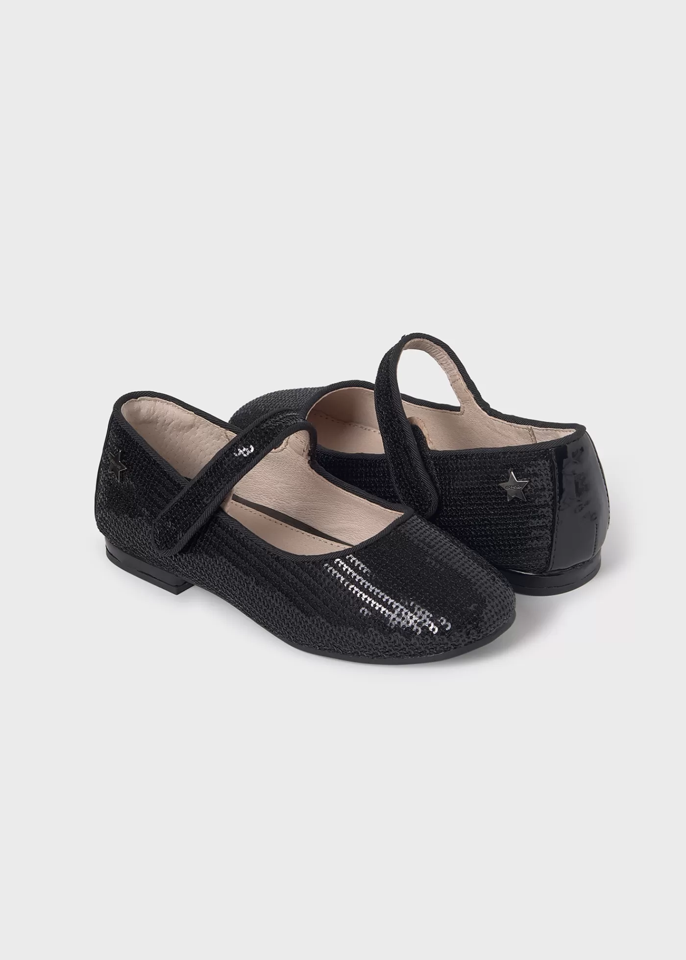 Mayoral Girl Sequin Mary Janes Black Flash Sale