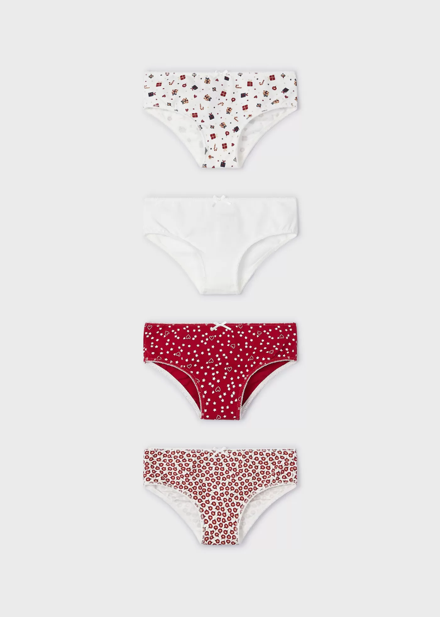Mayoral Girl Set of 4 Briefs Cherry Fashion