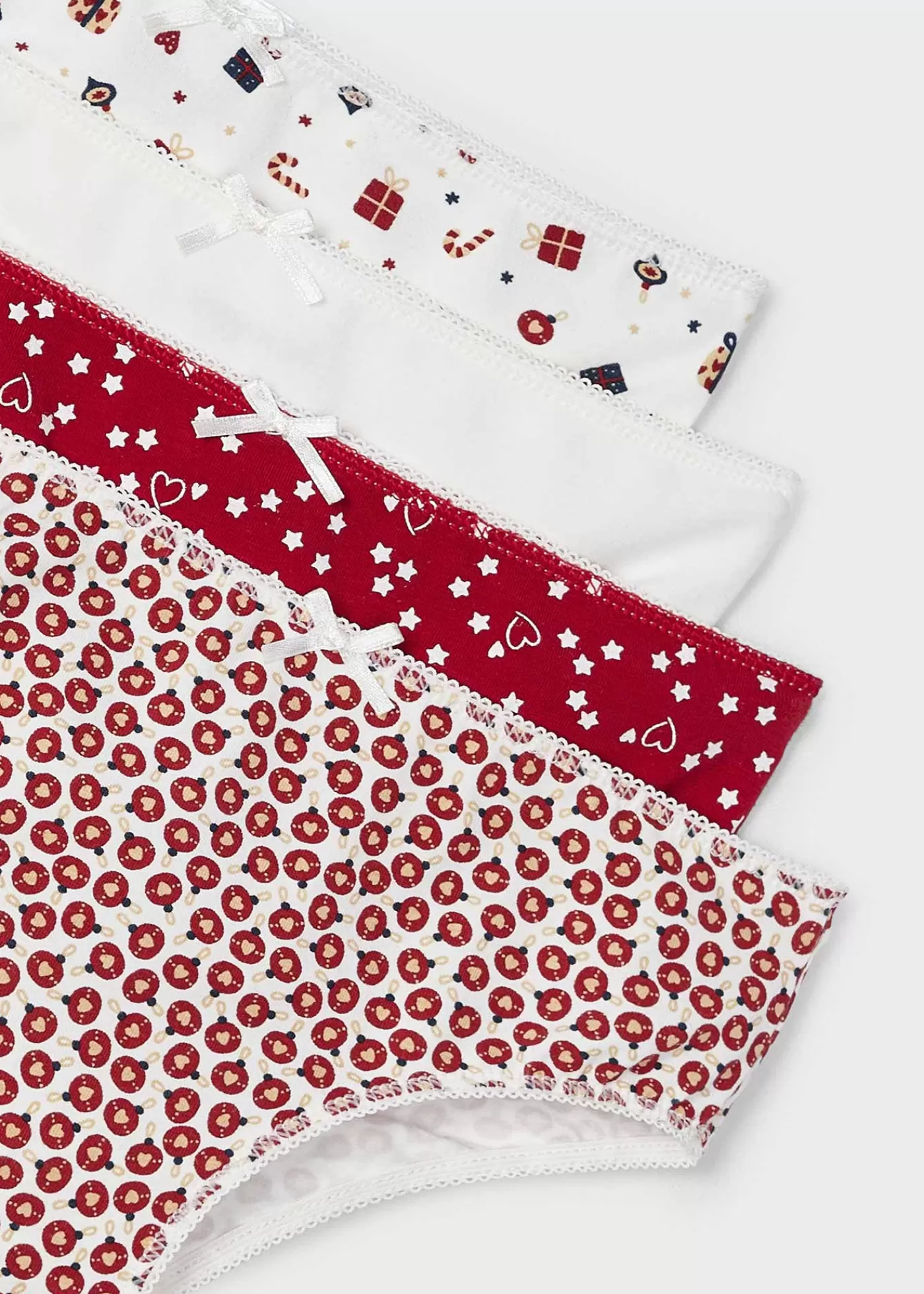 Mayoral Girl Set of 4 Briefs Cherry Fashion