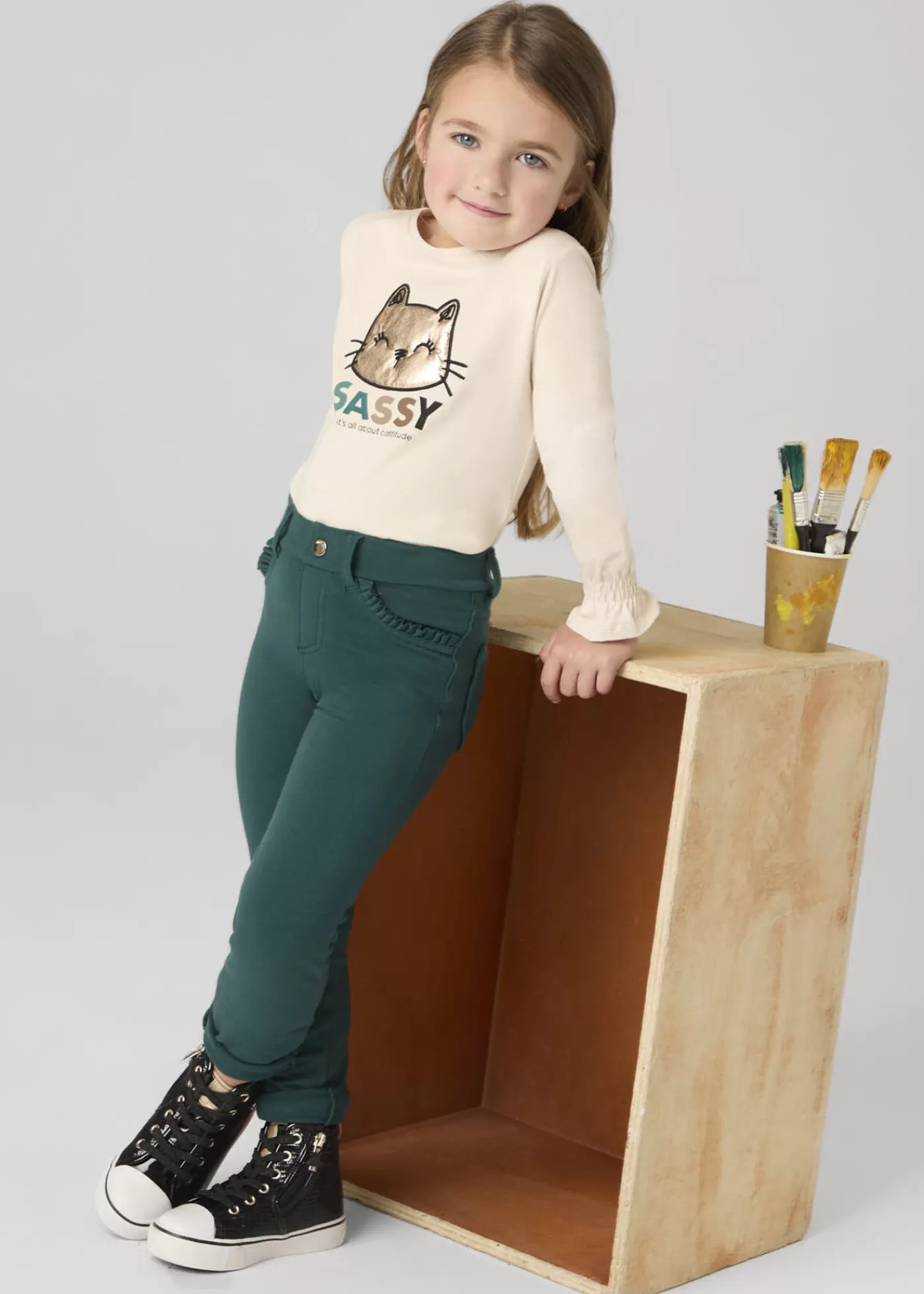 Mayoral Girl Skinny Pants Bottle Best Sale