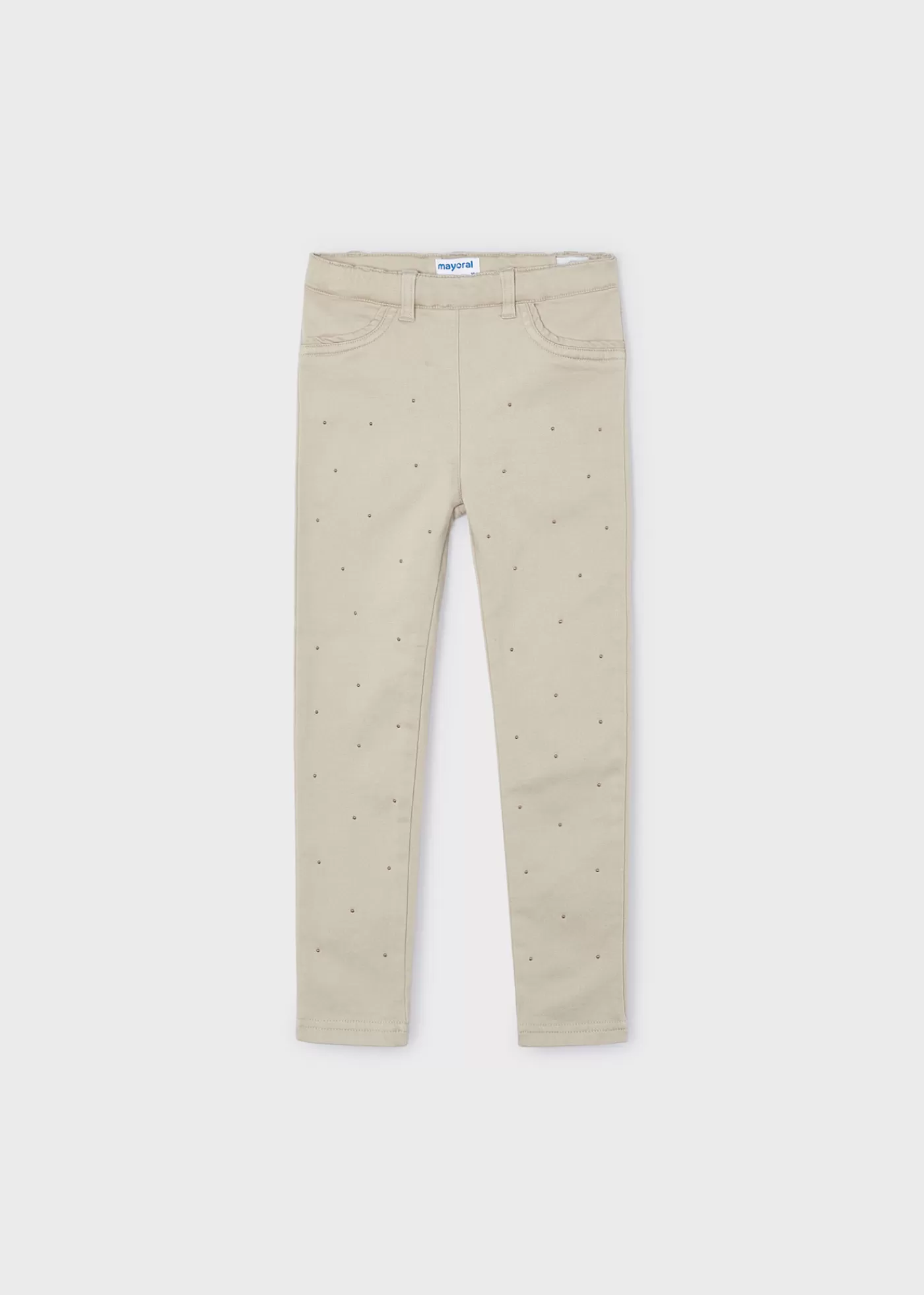 Mayoral Girl Studded Pants Sand Outlet