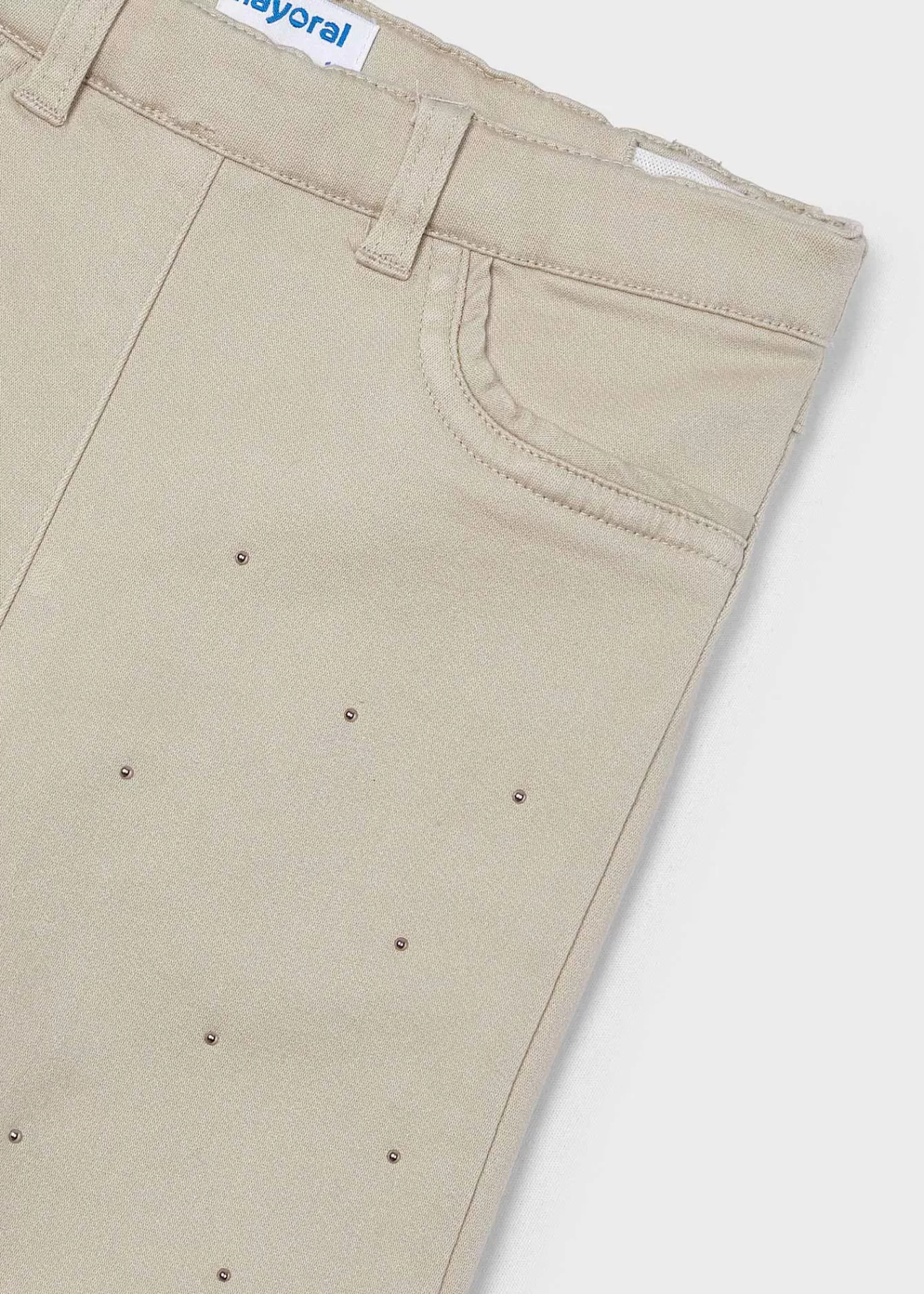Mayoral Girl Studded Pants Sand Outlet