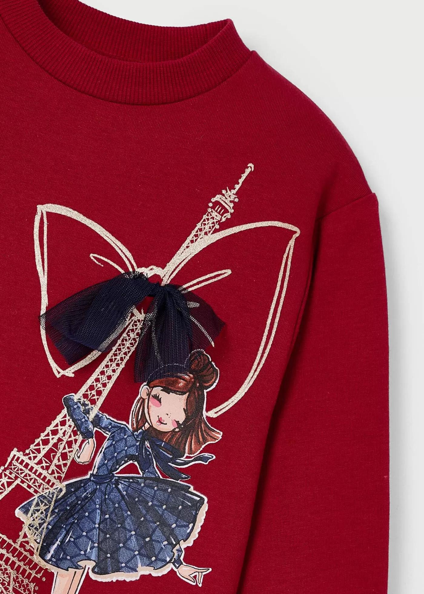 Mayoral Girl Sweater Dress Cherry Sale