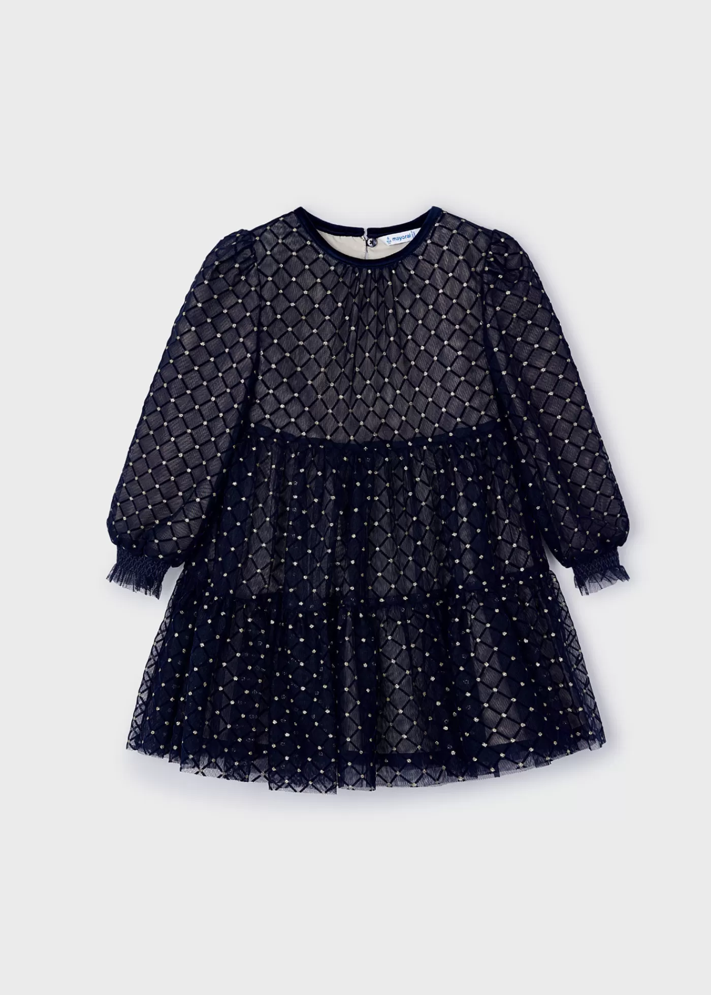 Mayoral Girl Tulle Dress Navyblue New