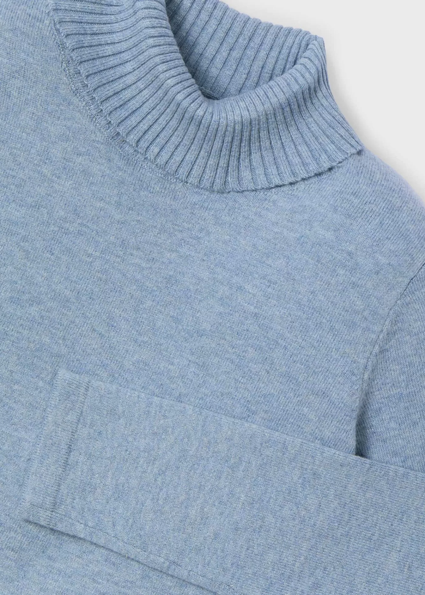 Mayoral Girl Turtleneck Sweater Lightblue Flash Sale