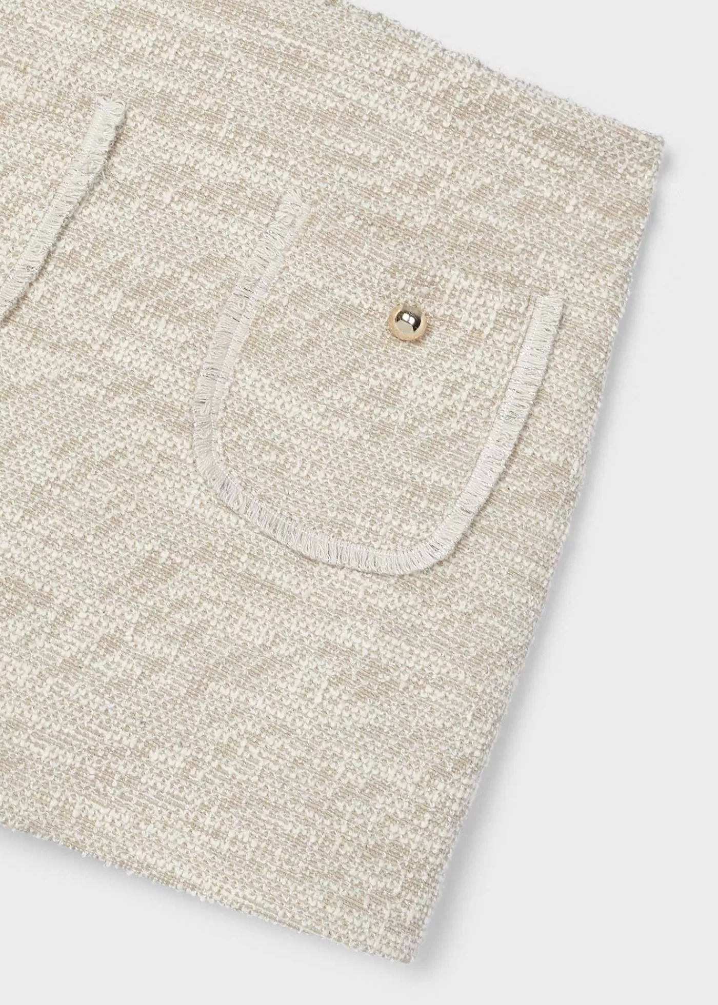 Mayoral Girl Tweed Skort Sand Best Sale