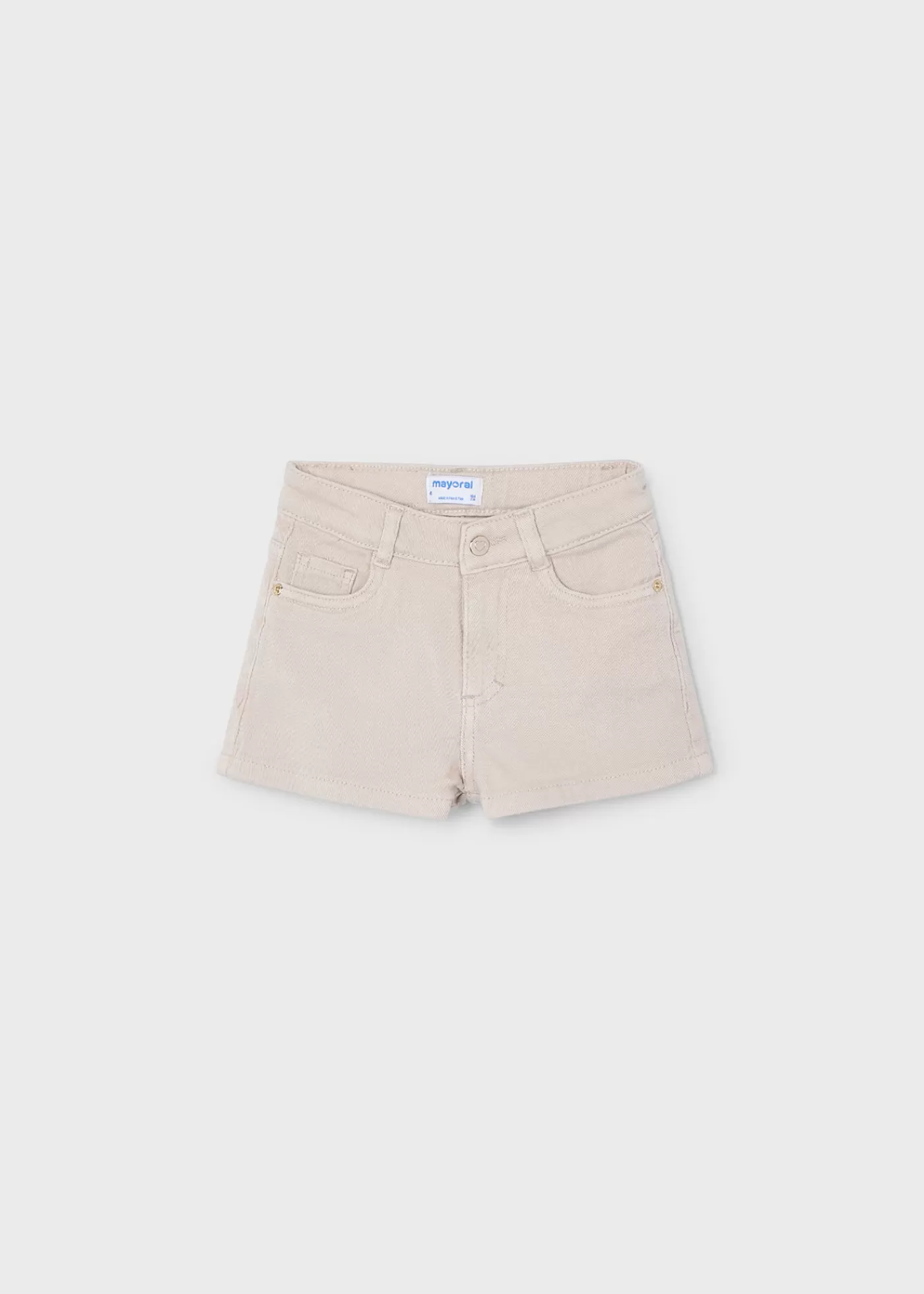 Mayoral Girl Twill Shorts Sand Best Sale
