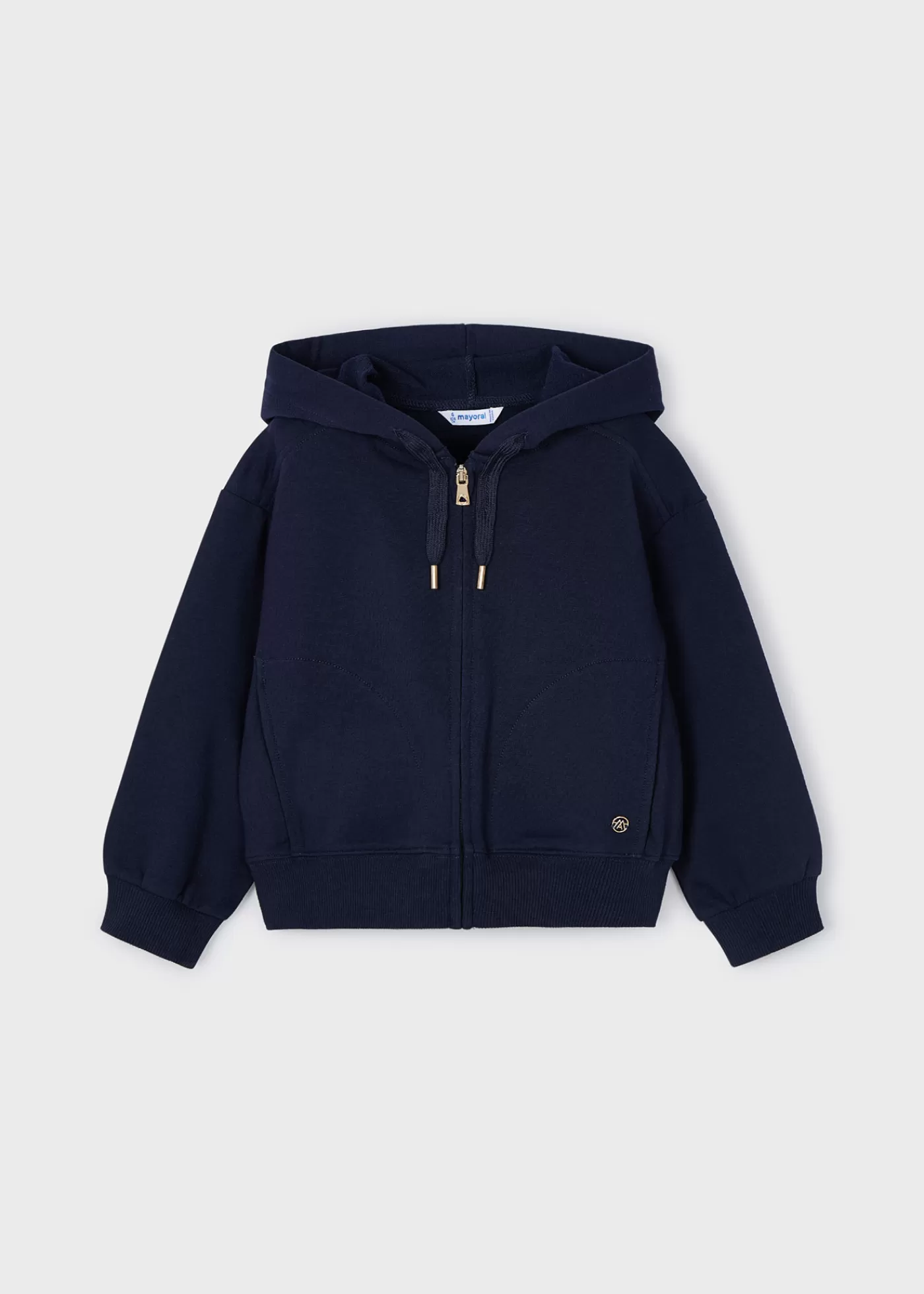 Mayoral Girl Zip Hoodie Navyblue Cheap