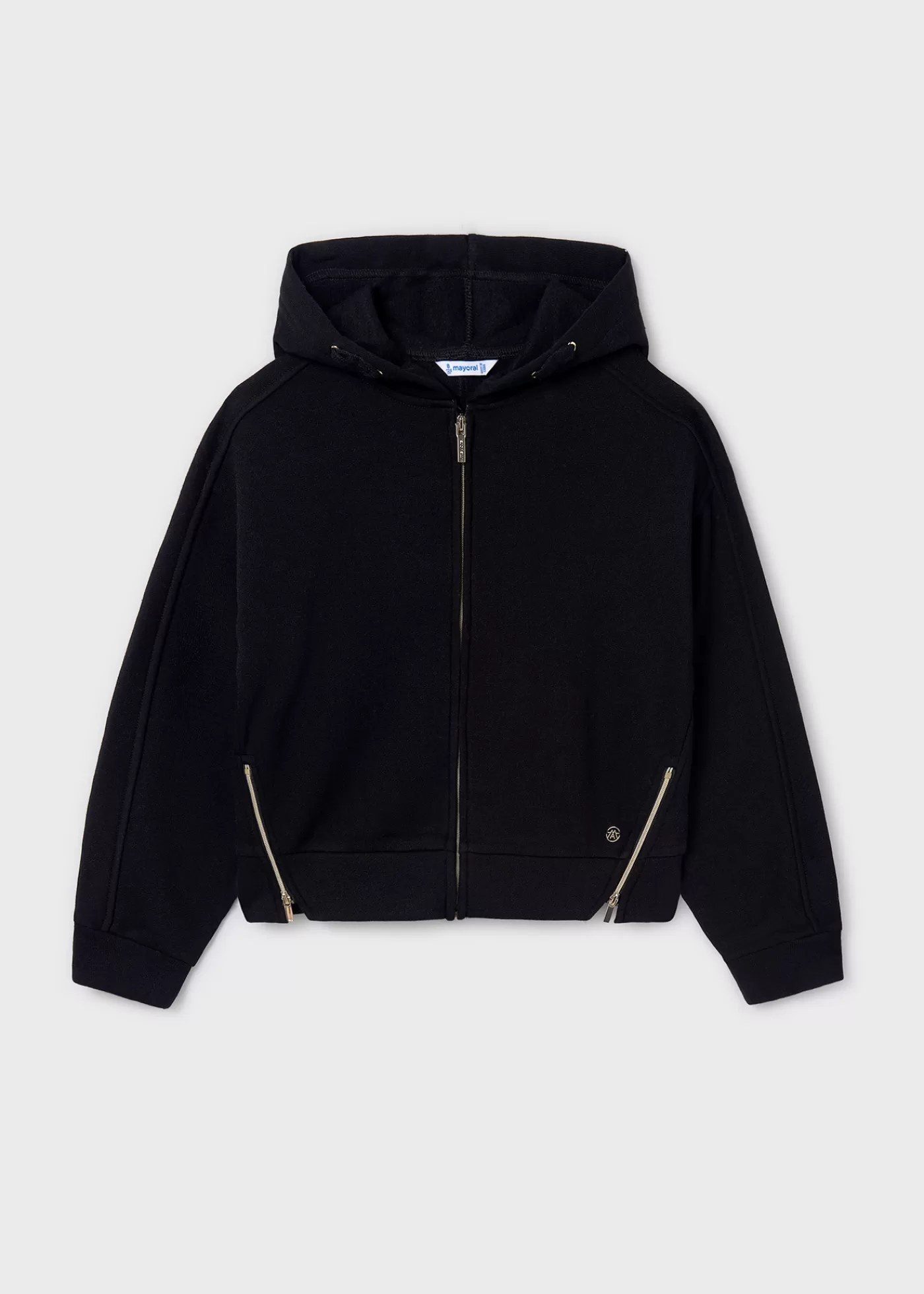 Mayoral Girl Zip Hoodie Black Best