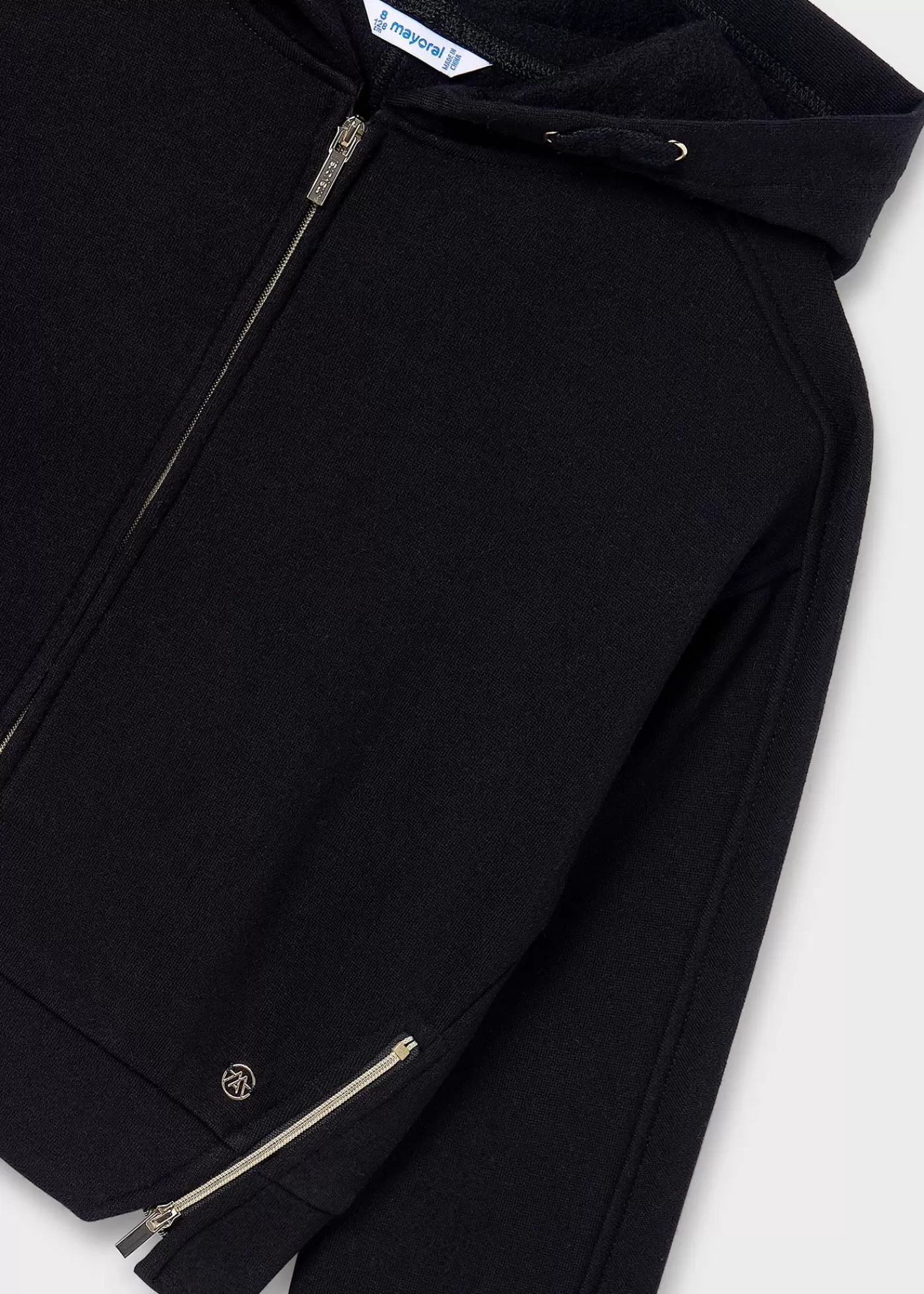 Mayoral Girl Zip Hoodie Black Best