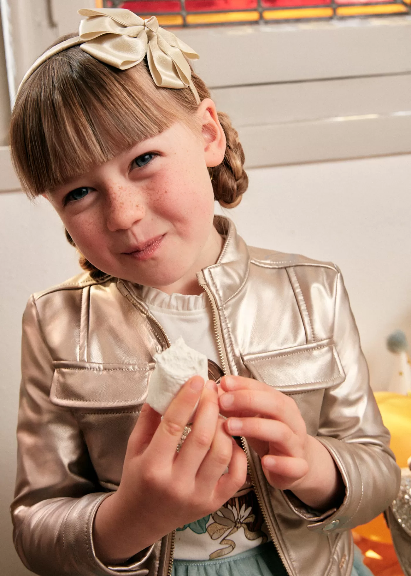 Mayoral Girl Zip Jacket Sand Store