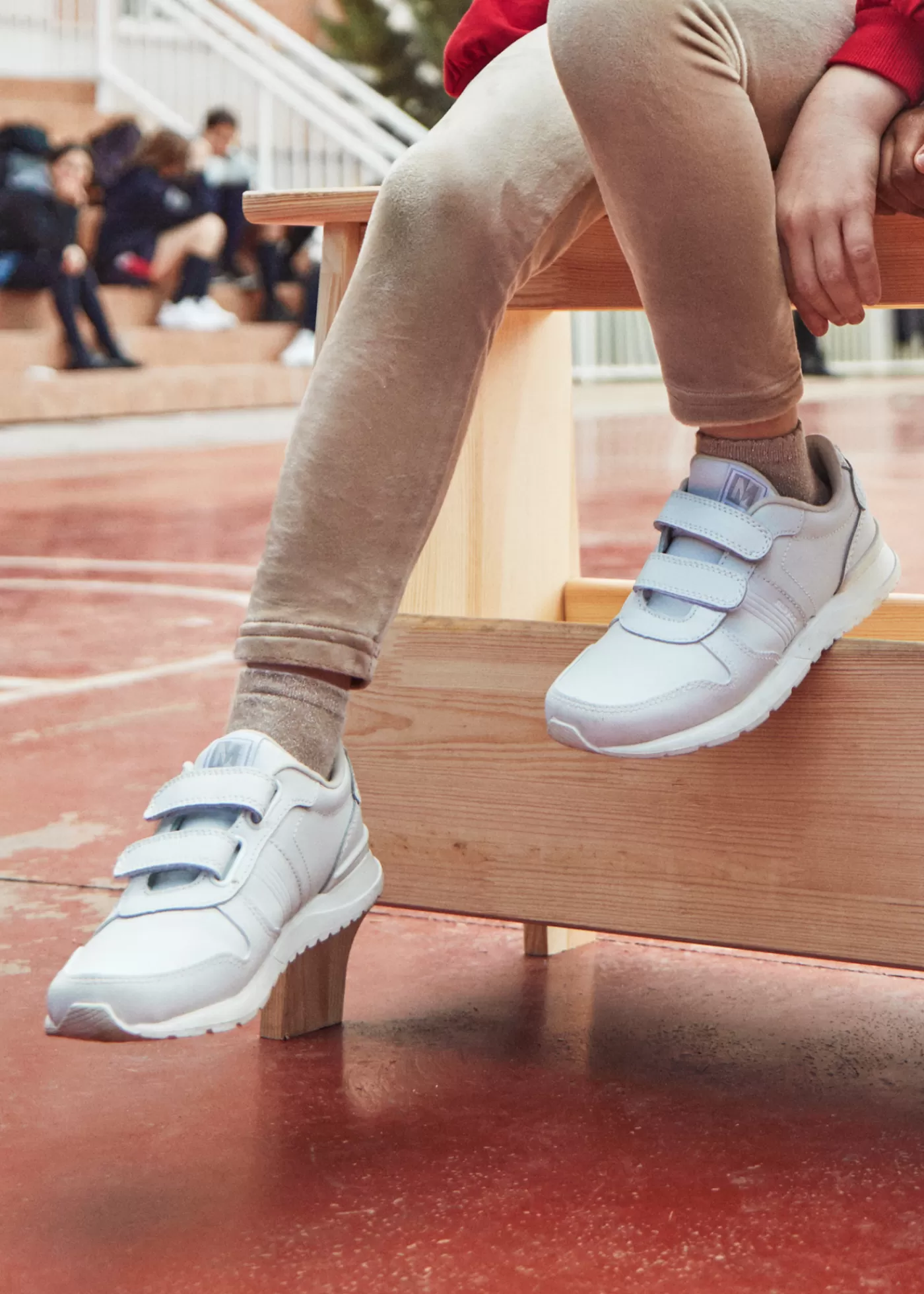 Mayoral Leather sneakers White Best Sale