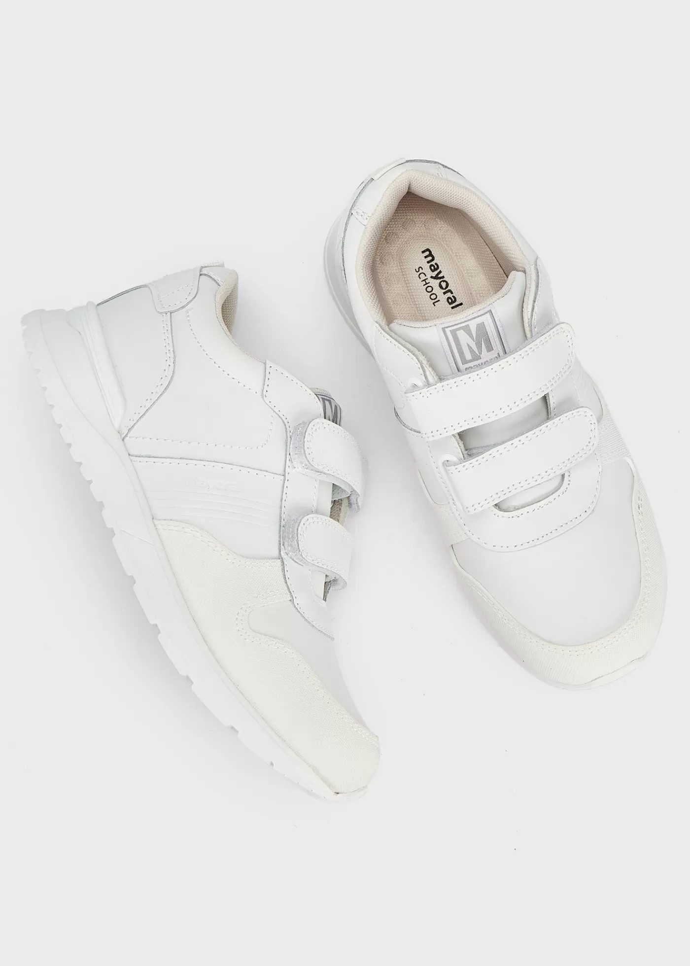 Mayoral Leather sneakers White Discount