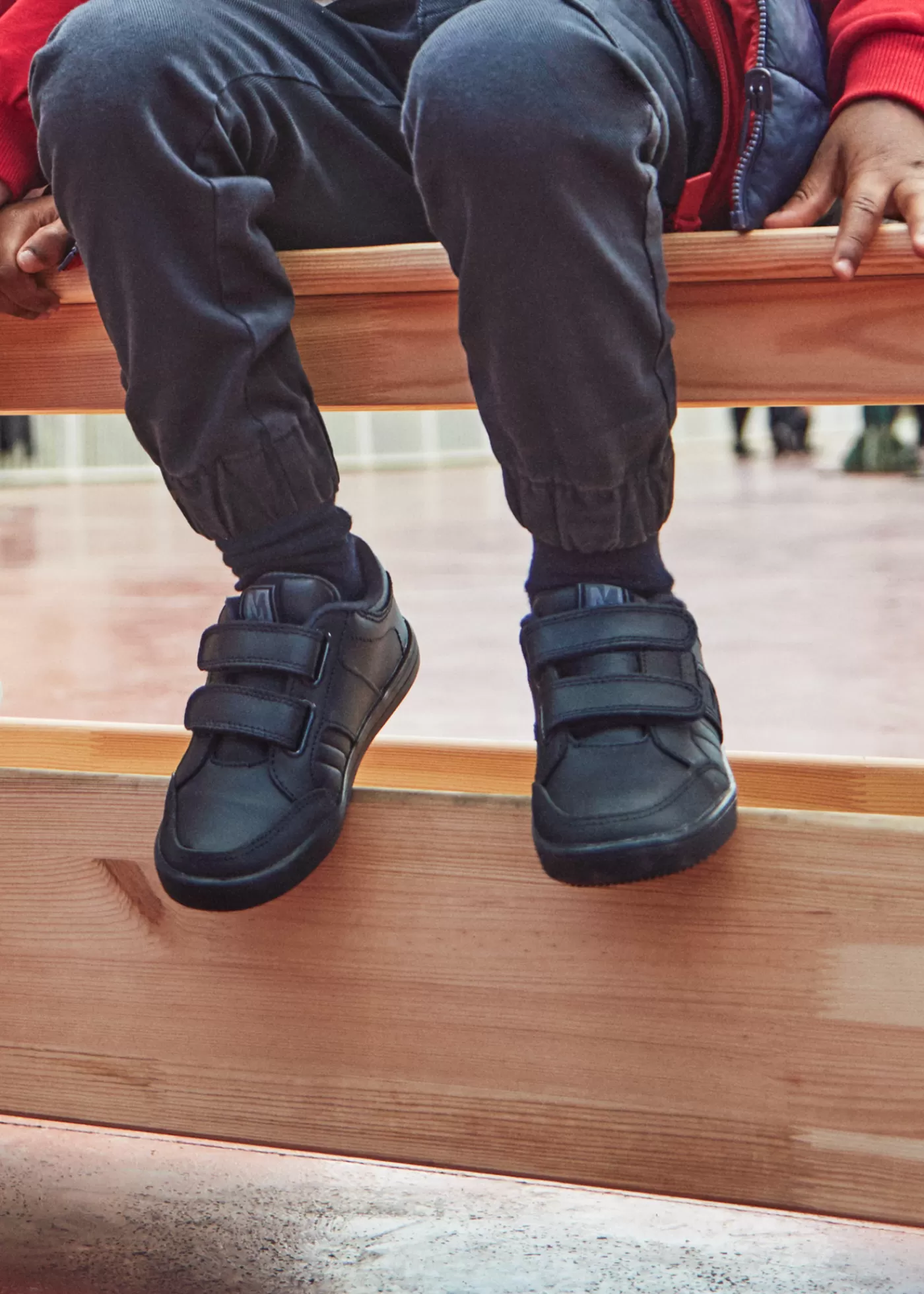 Mayoral Leather sneakers Navyblue Flash Sale