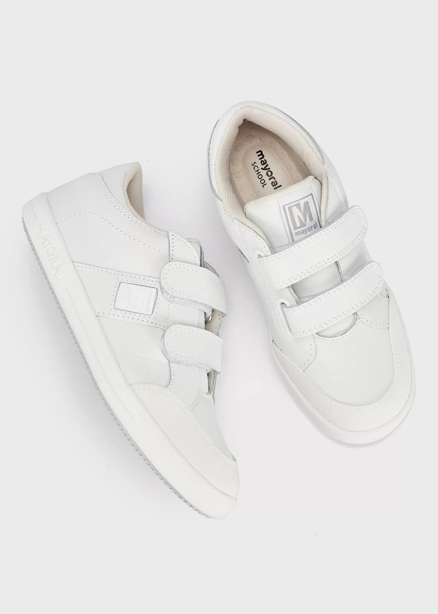 Mayoral Leather sneakers White Cheap