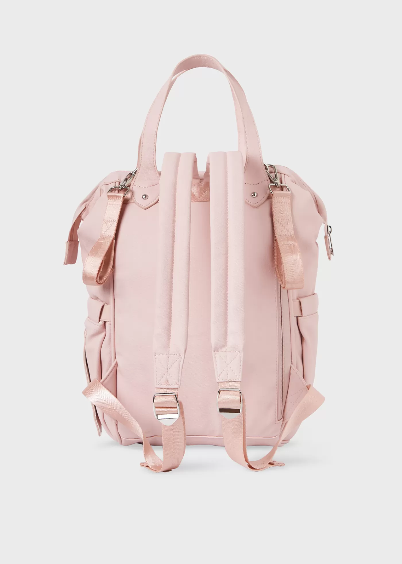 Mayoral Maternity Backpack with Printed Changing Mat Pink Fashion