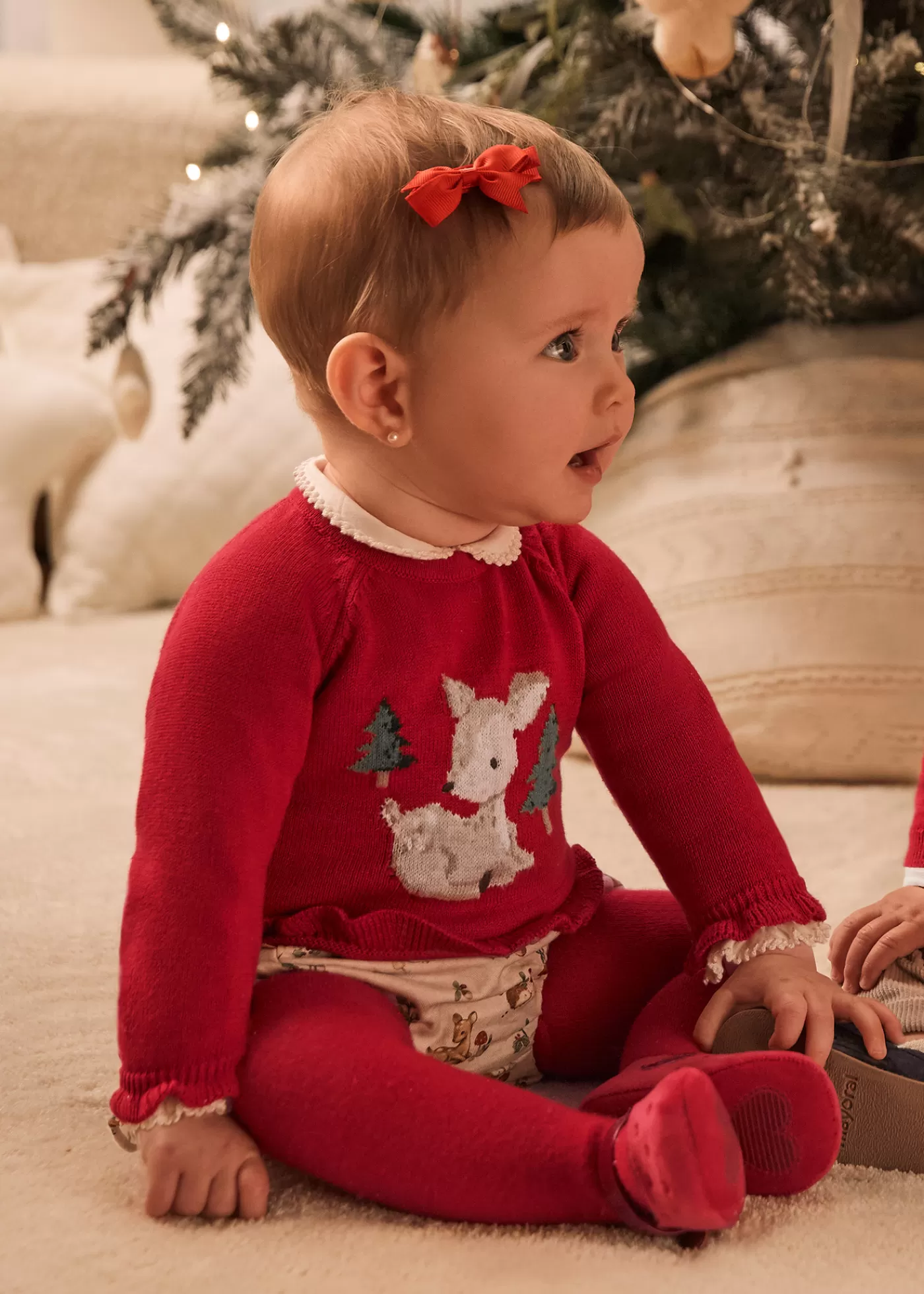 Mayoral Newborn 3 Piece Set Red New