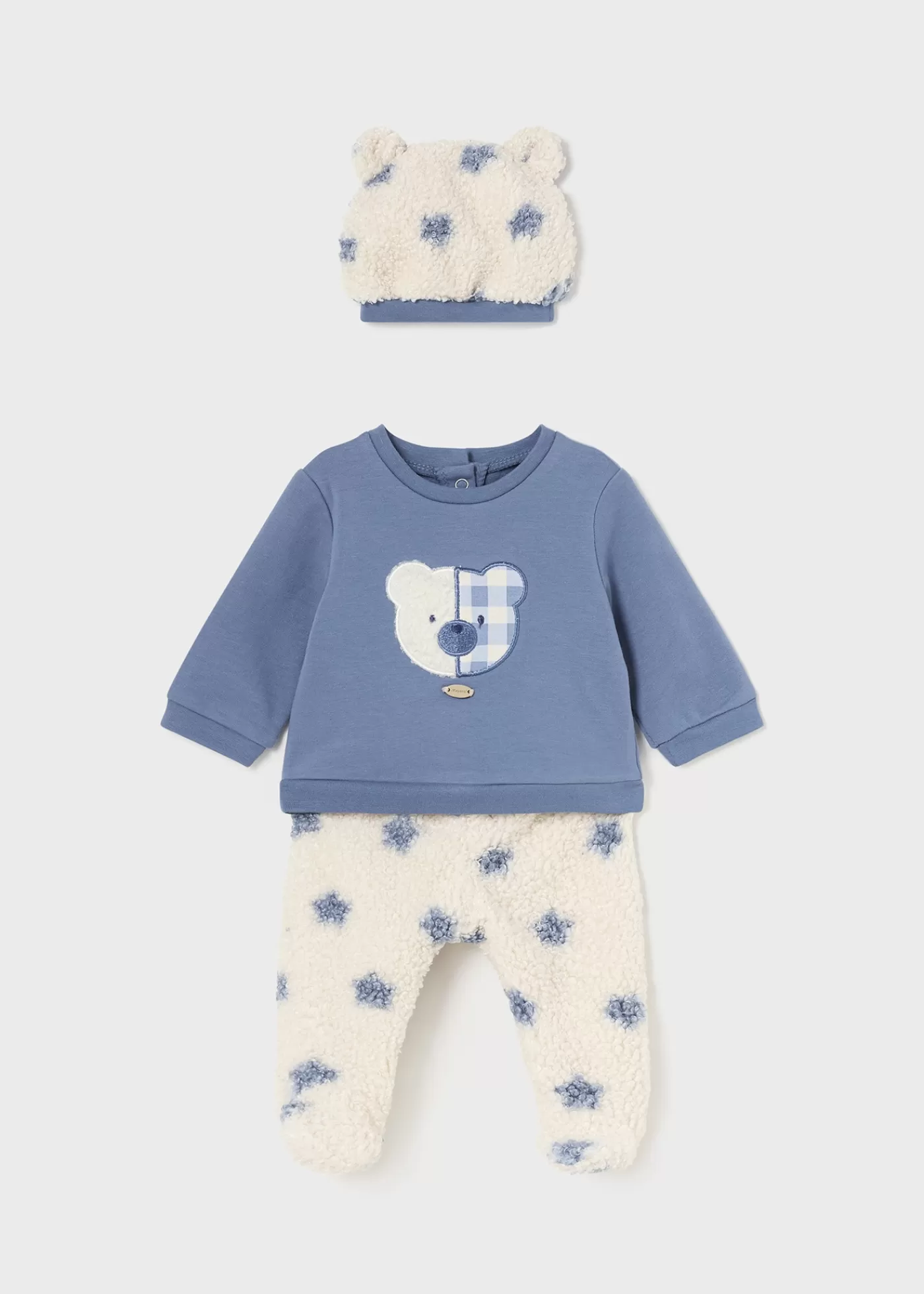 Mayoral Newborn 3 Piece Star Set Midblue Sale