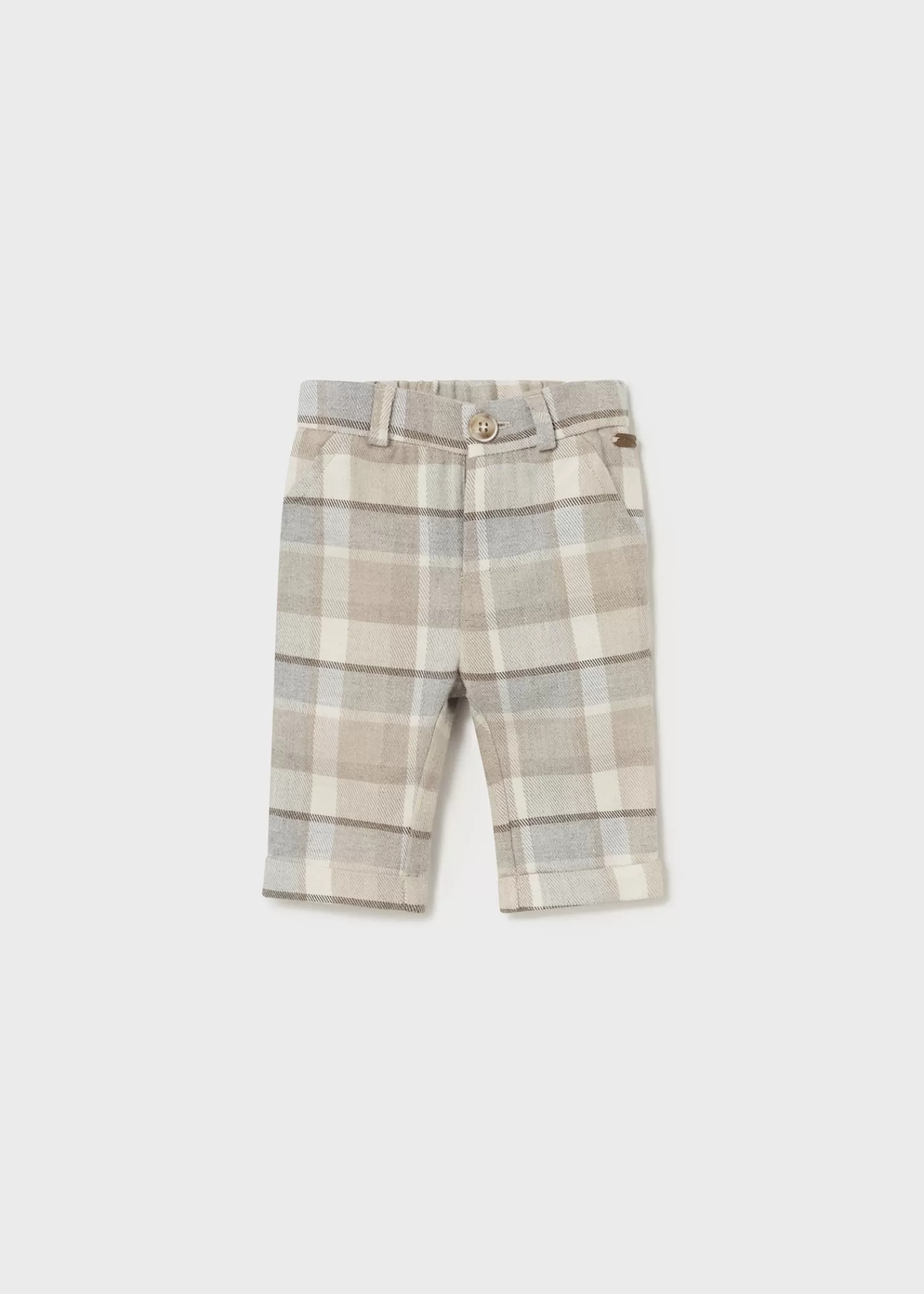 Mayoral Newborn Checked Pants Nut Shop