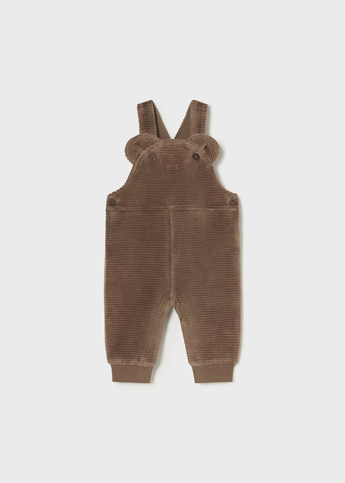 Mayoral Newborn Corduroy Dungarees Mocha Fashion