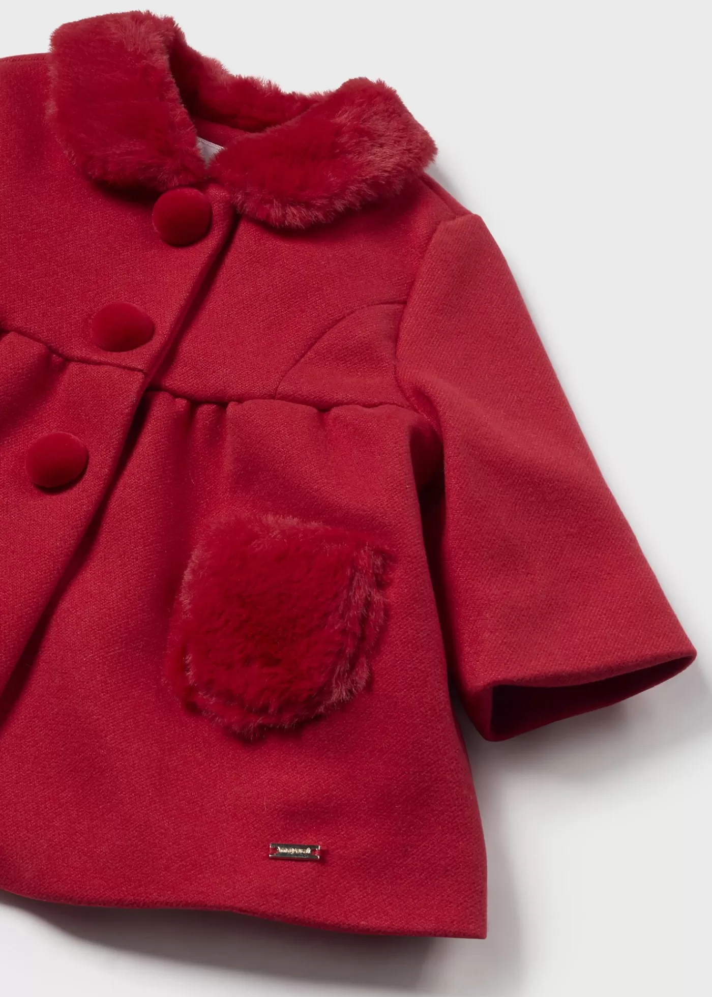 Mayoral Newborn Dress Coat Red Shop