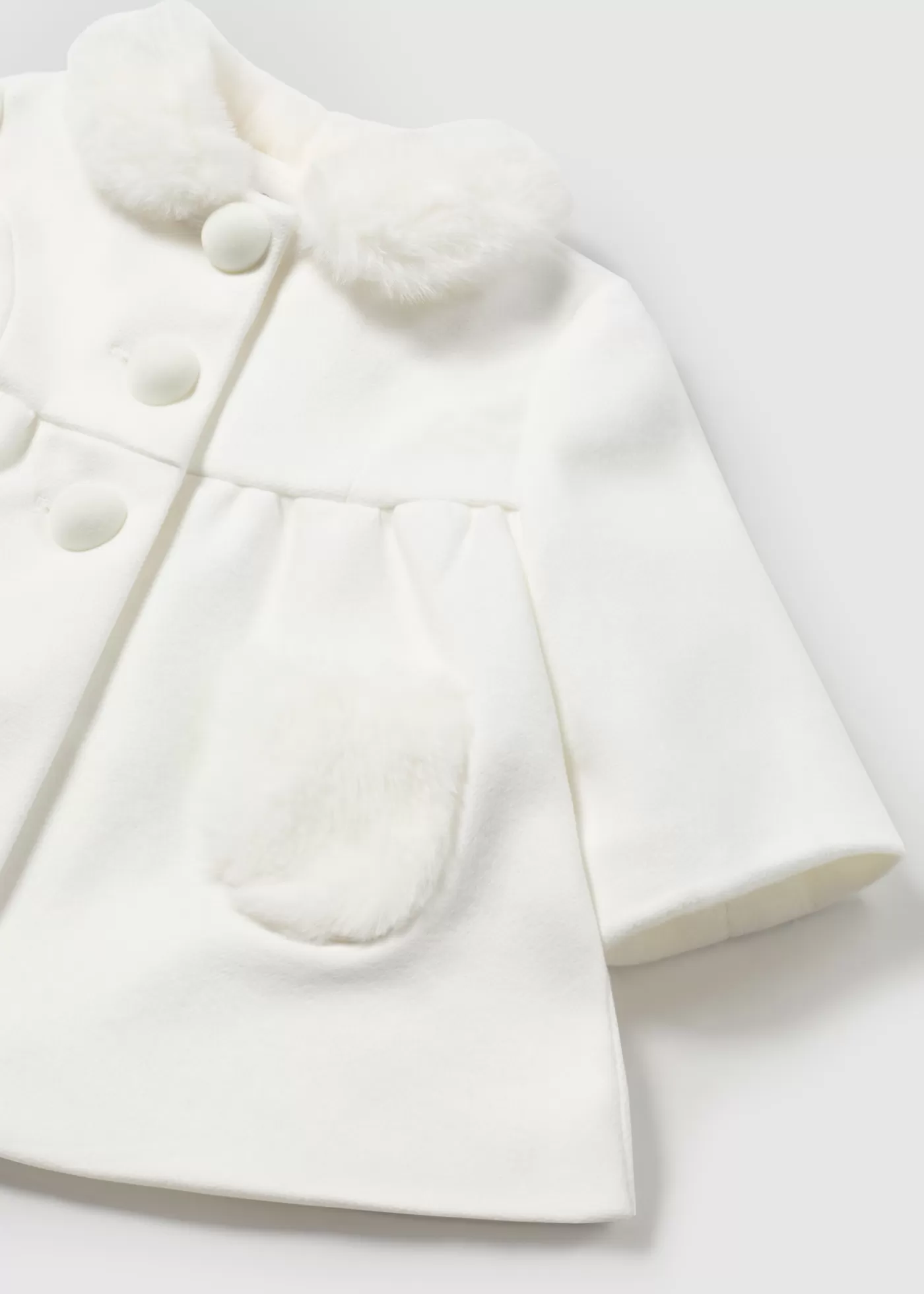 Mayoral Newborn Dress Coat Offwhite Sale
