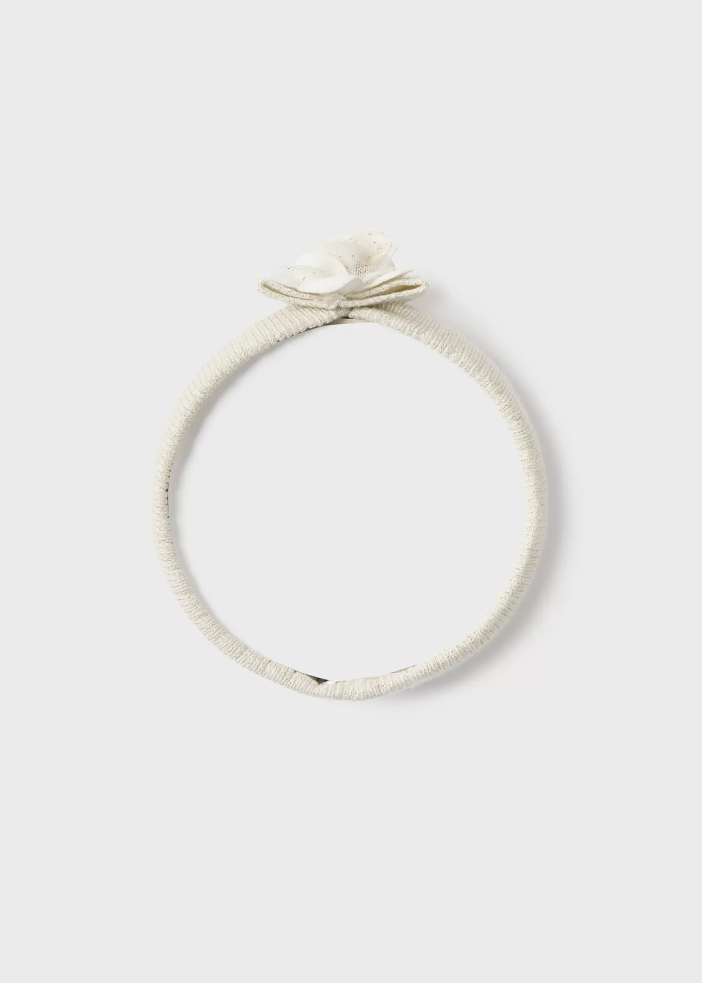 Mayoral Newborn Floral Headband Champagne Cheap